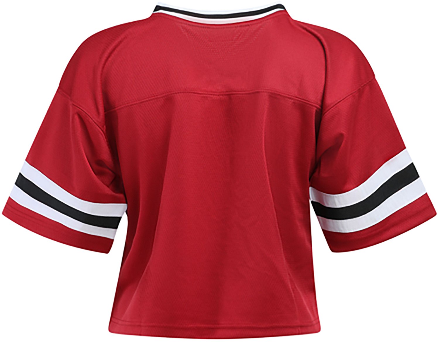 Hype and Vice Women's Alabama Crimson Tide Cropped Football Jersey T-shirt - view number 2