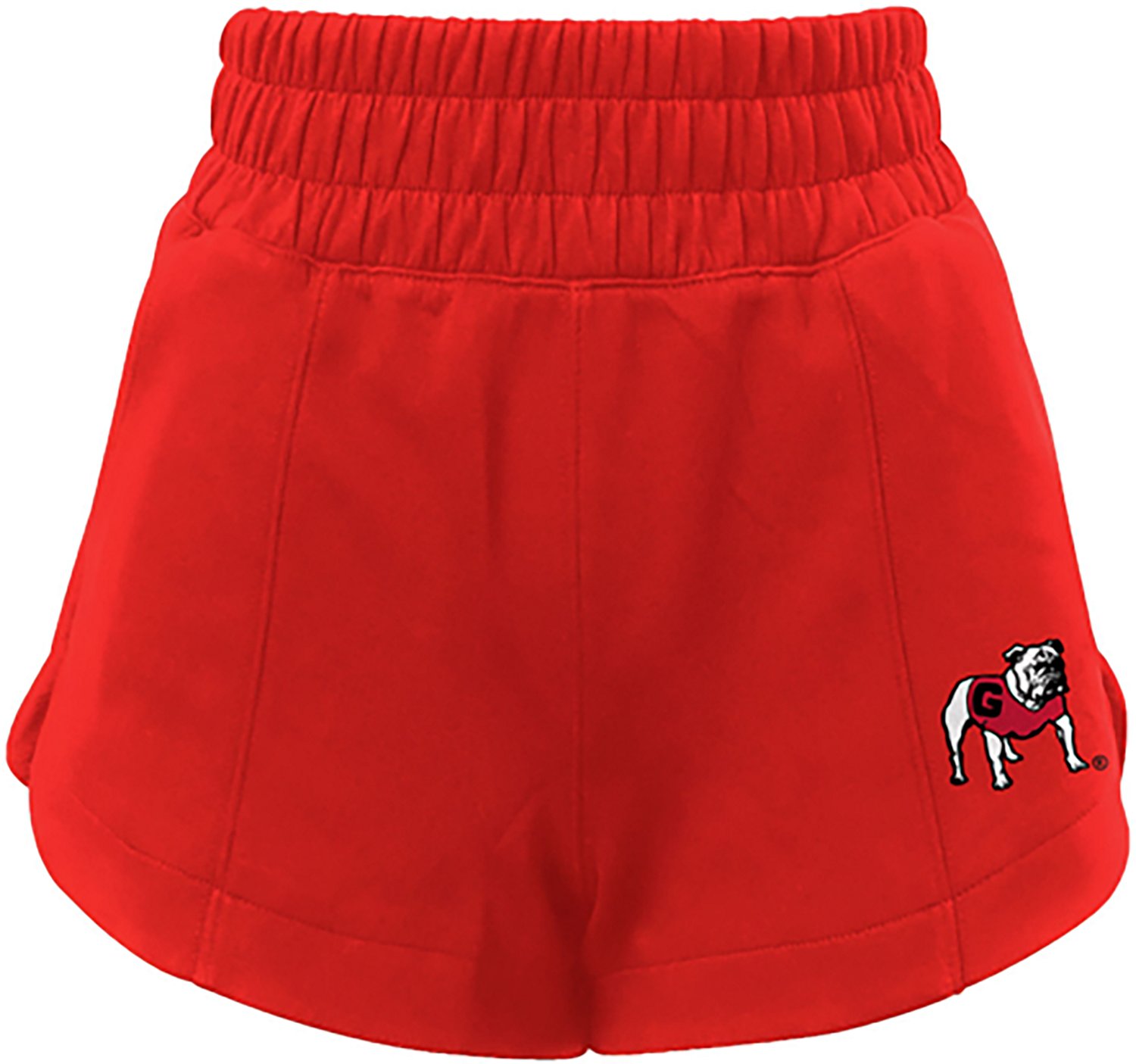 Hype and Vice Women's Georgia Bulldogs Butter Sport Shorts