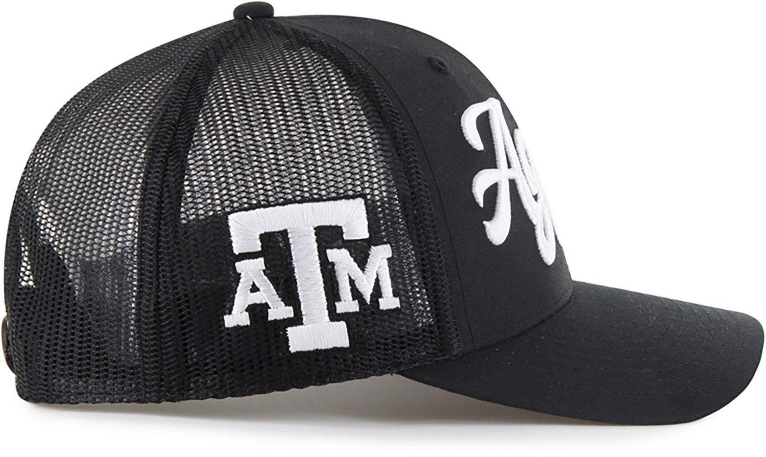 47 Texas A&M Sure Shot Script Trucker Cap - view number 3