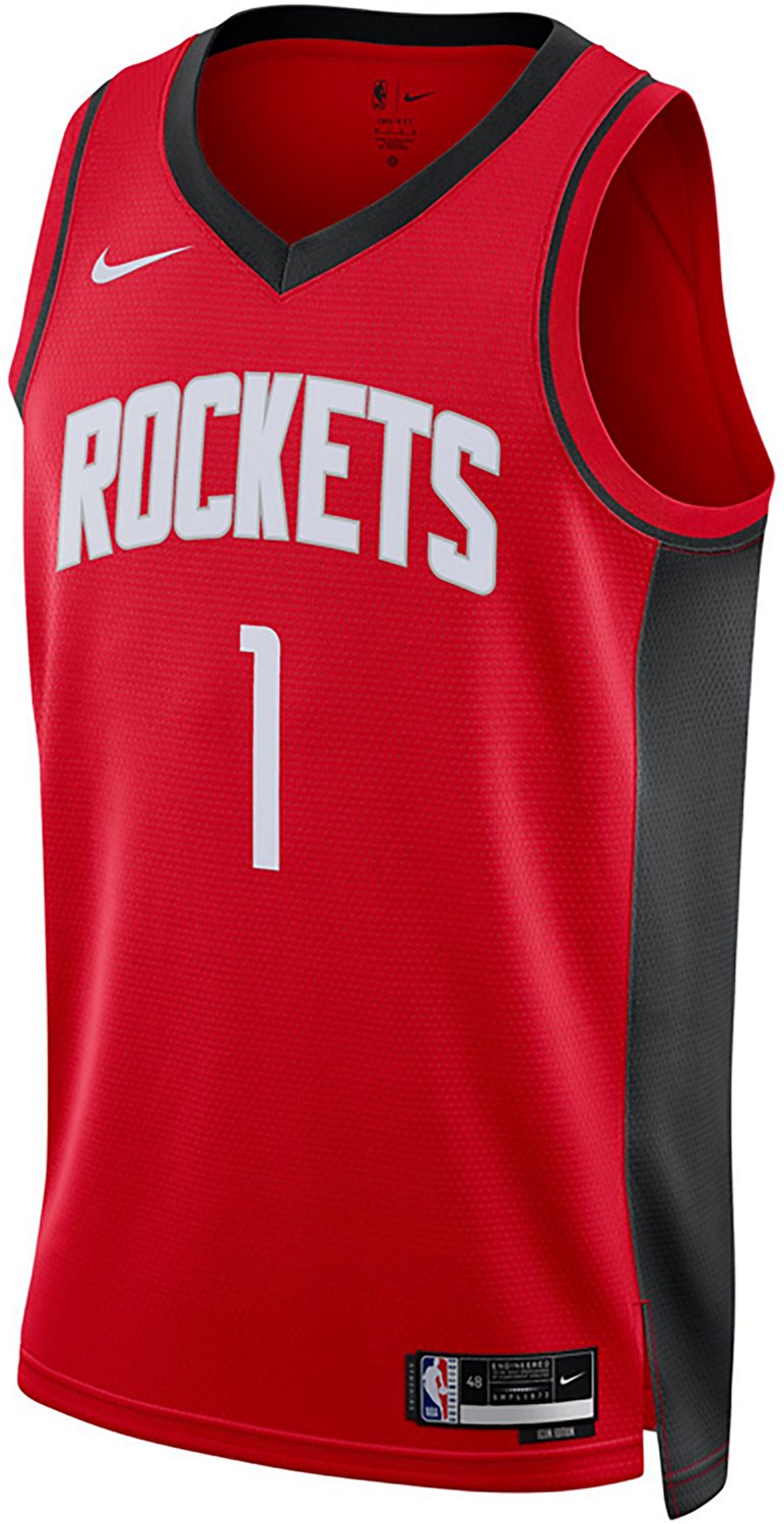 Nike Men's Houston Rockets Amen Thompson Icon Swingman Player Name & Number Jersey - view number 2