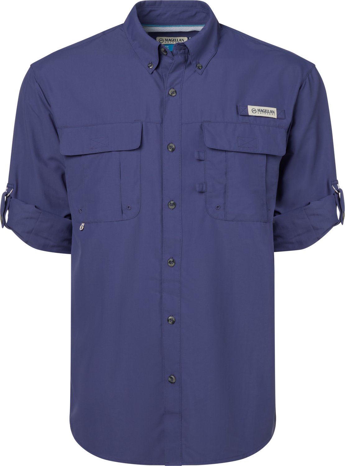 Magellan Outdoors Men's Laguna Madre Solid Long Sleeve Fishing Shirt - view number 3