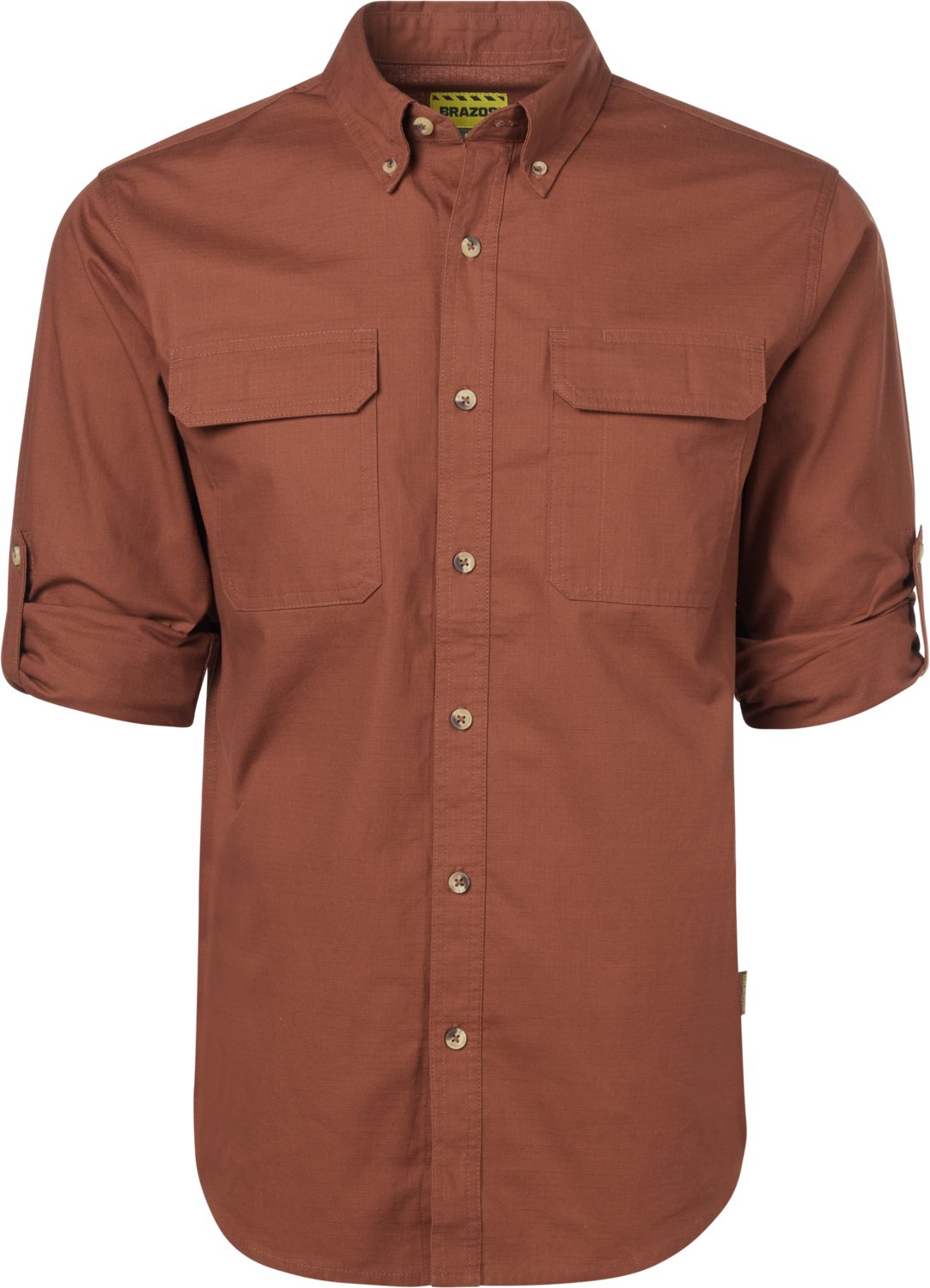 Brazos Men's Contractor Ripstop Long Sleeve Work Shirt - view number 3