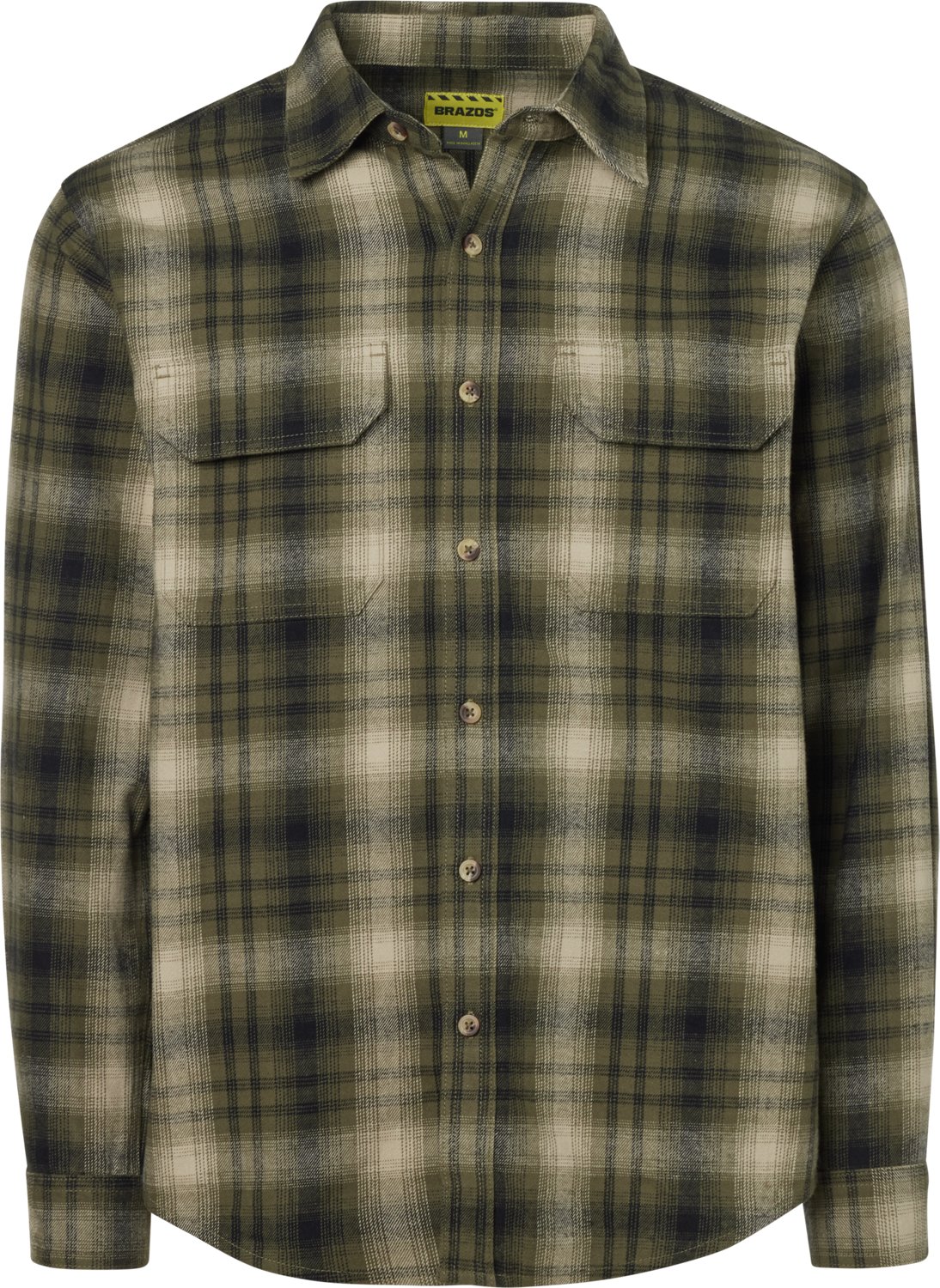 Brazos Men's Blacksmith HW Long Sleeve Flannel