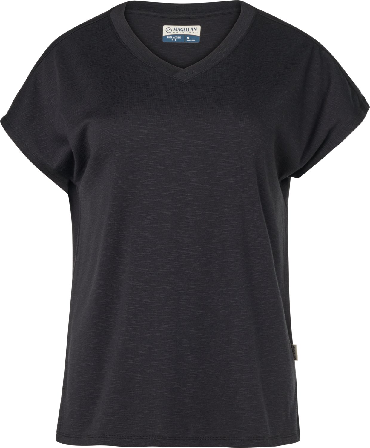 Magellan Outdoors Women's Pecos Ridge Solid V-neck T-shirt