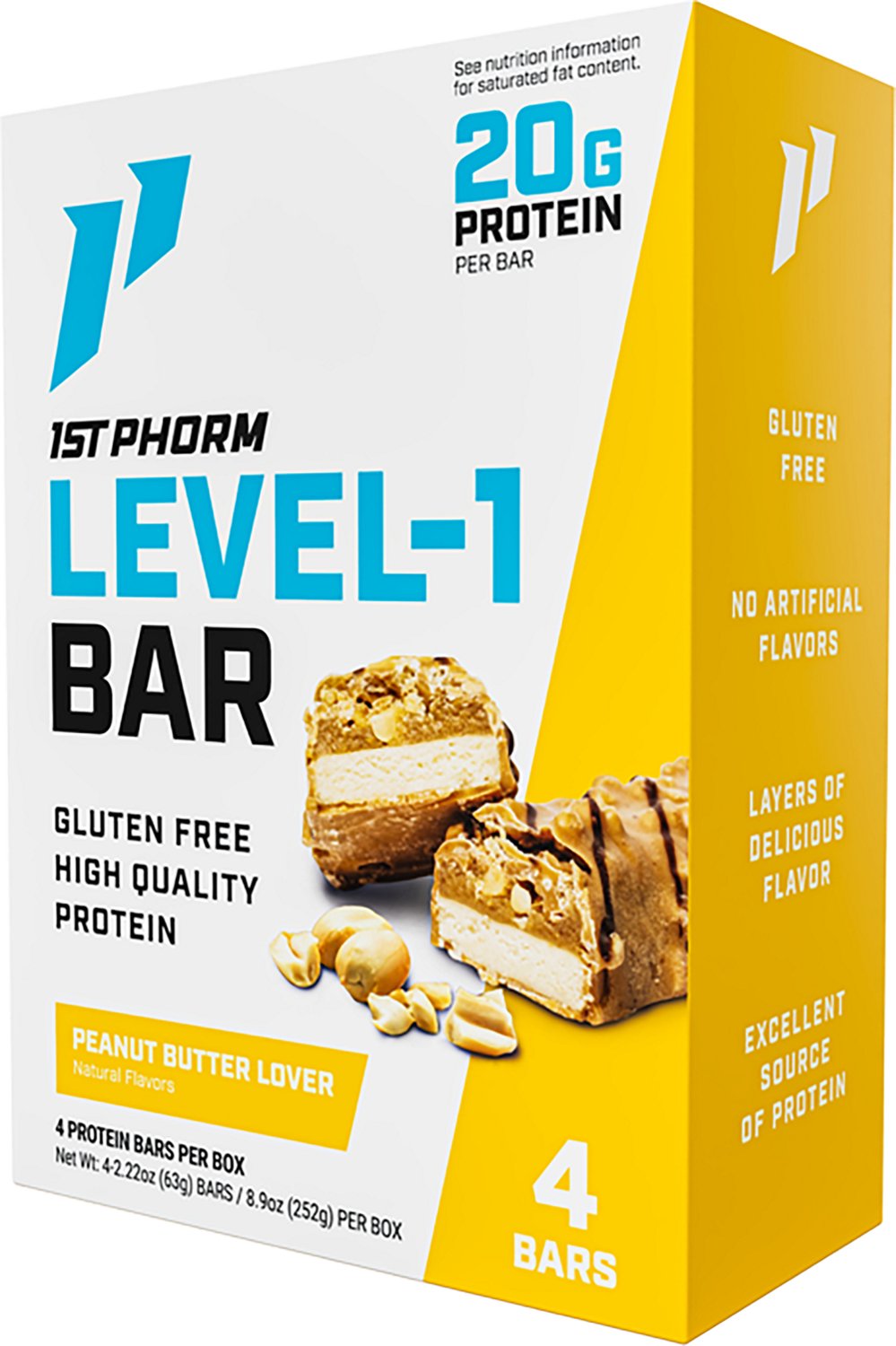 1st Phorm Level-1 Protein Bar - 4-Pack - view number 3