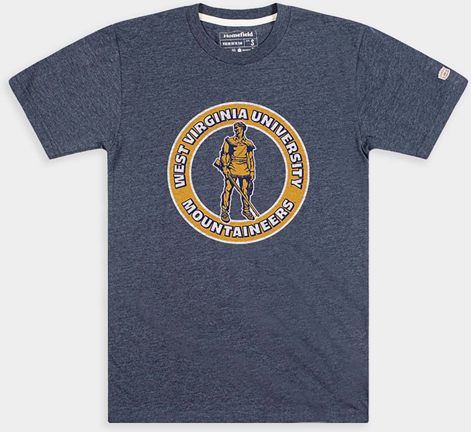 Homefield Men's West Virginia Mountaineers Short Sleeve T-shirt