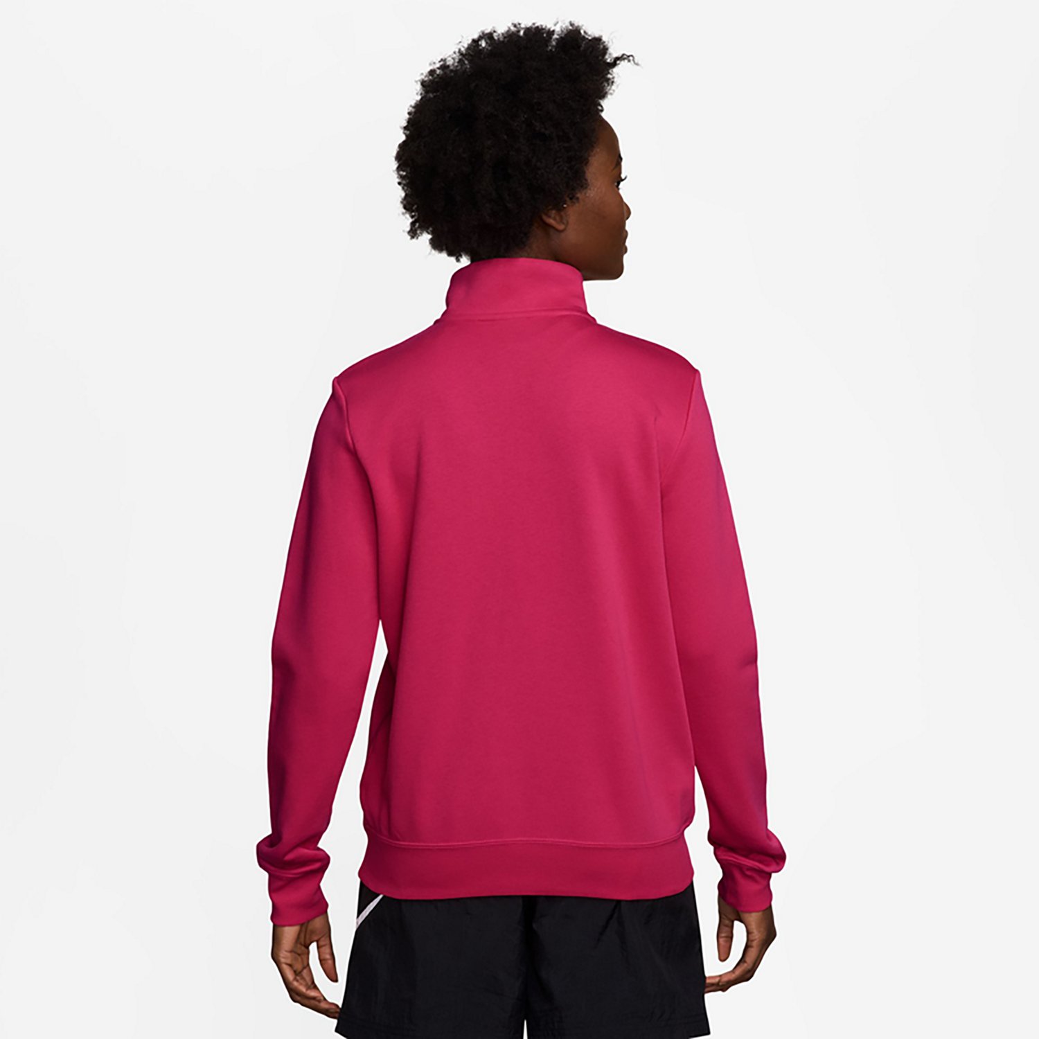 Nike Women's Club Fleece 1/4-Zip Pullover Sweatshirt                                                                             - view number 2
