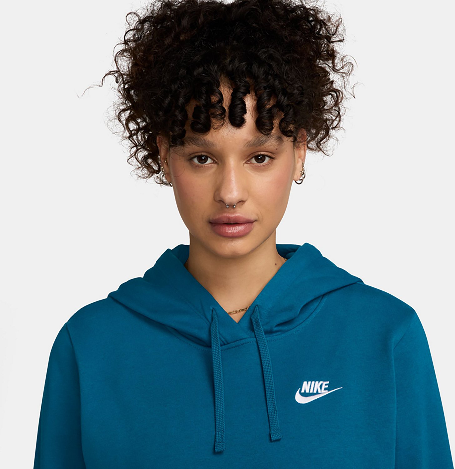 Nike Women's Club Fleece Pullover Hoodie                                                                                         - view number 3