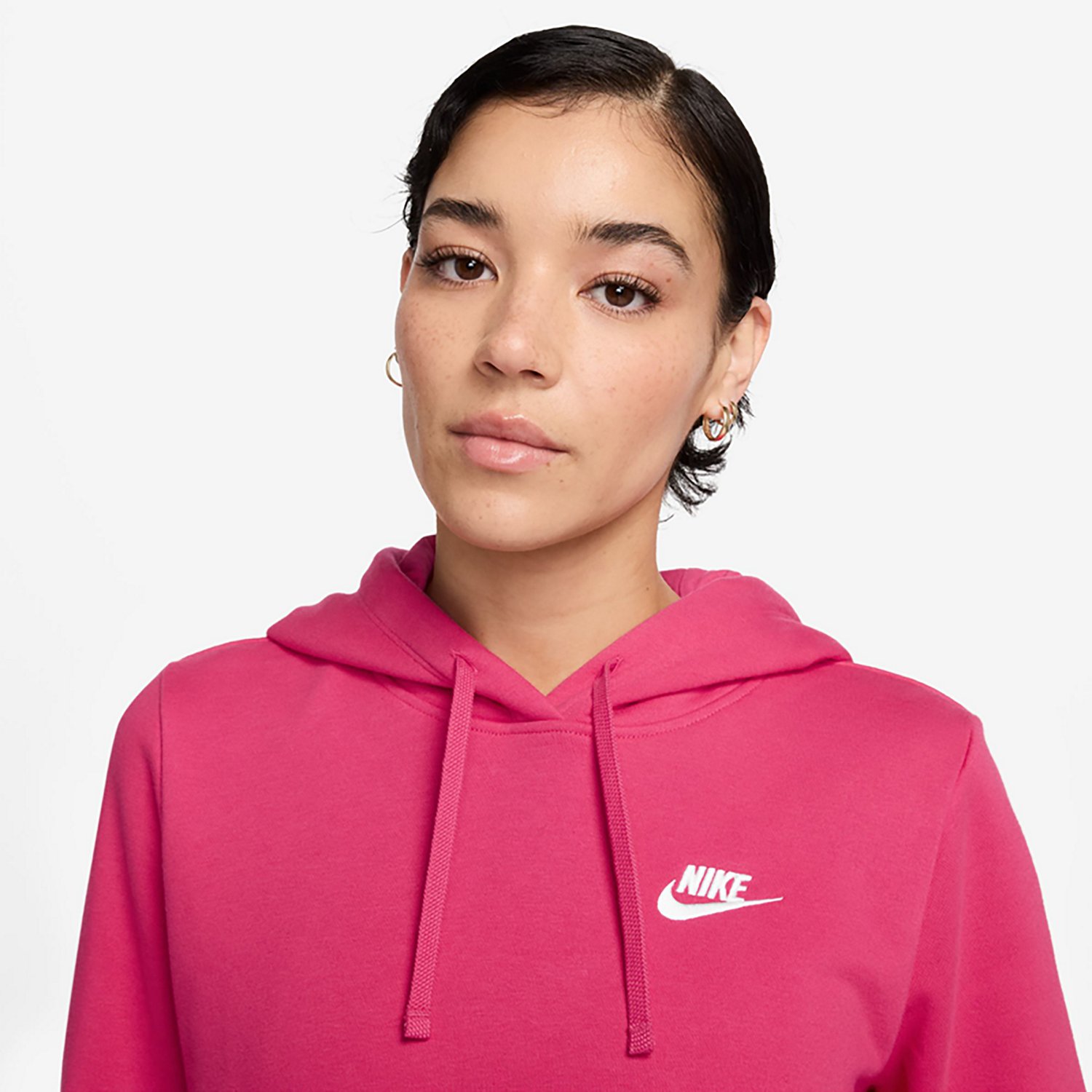 Nike Women's Club Fleece Pullover Hoodie                                                                                         - view number 3