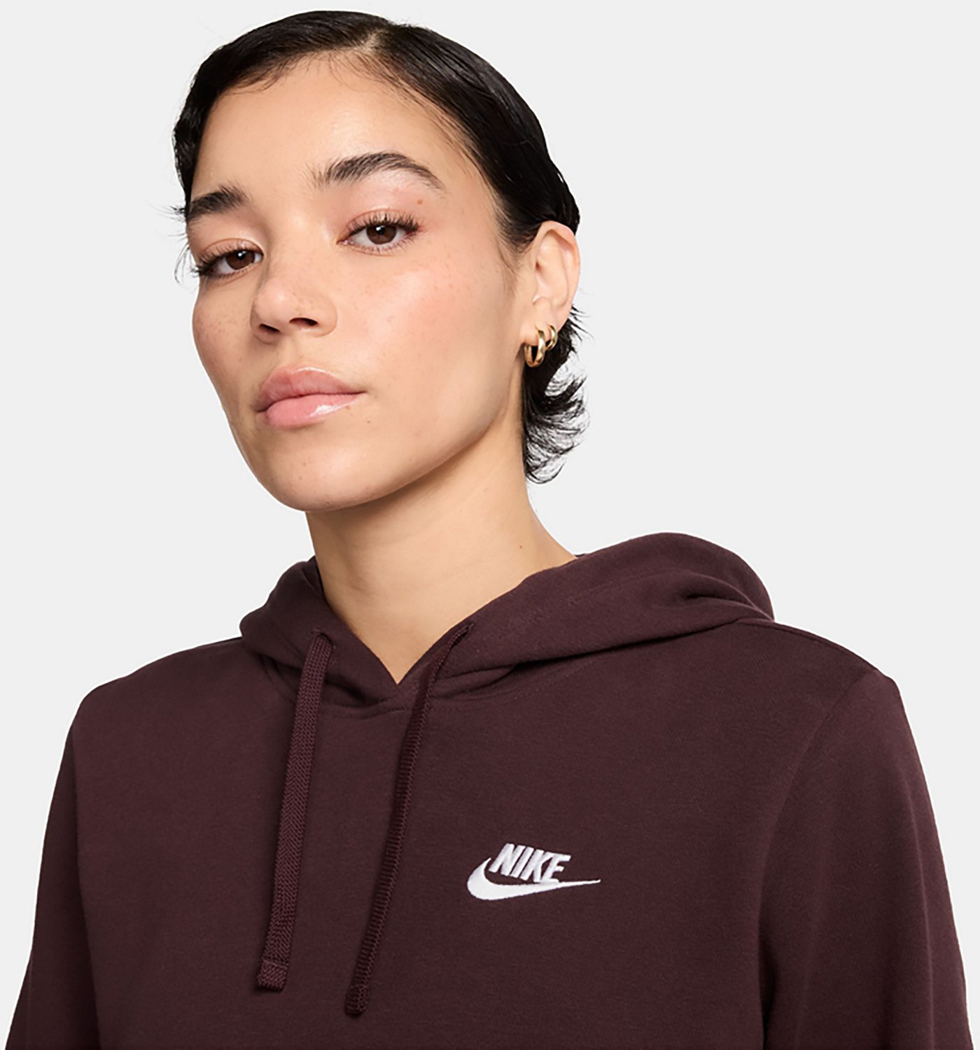 Nike Women's Club Fleece Pullover Hoodie                                                                                         - view number 3