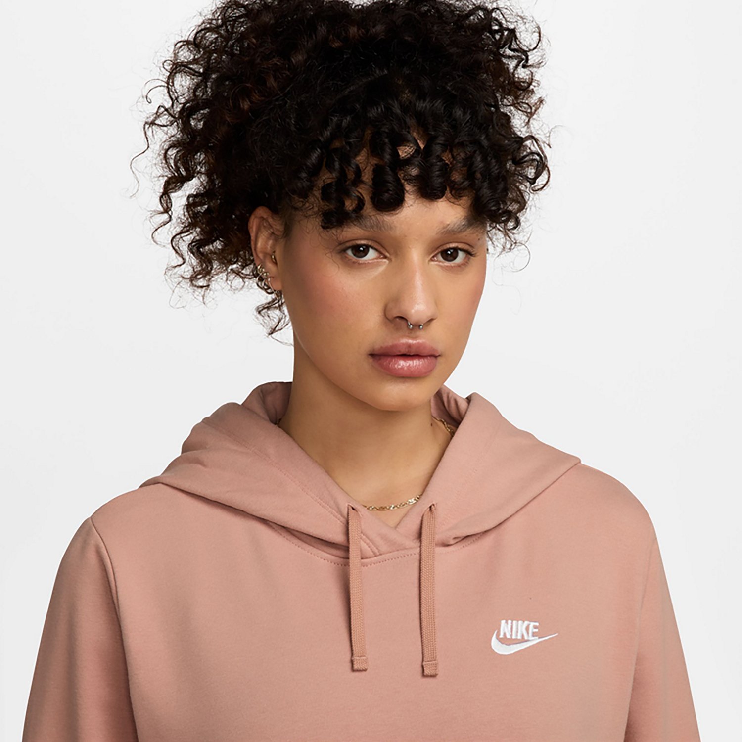 Nike Women's Club Fleece Pullover Hoodie                                                                                         - view number 3
