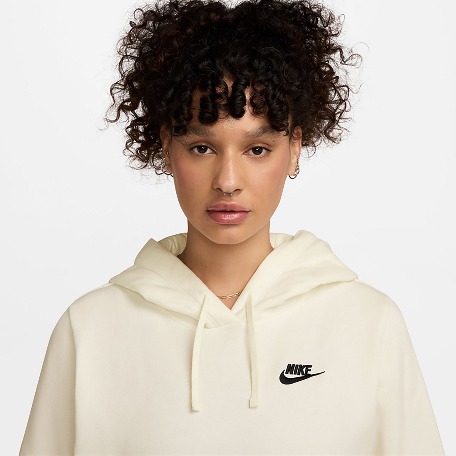 Nike Women's Club Fleece Pullover Hoodie                                                                                         - view number 3