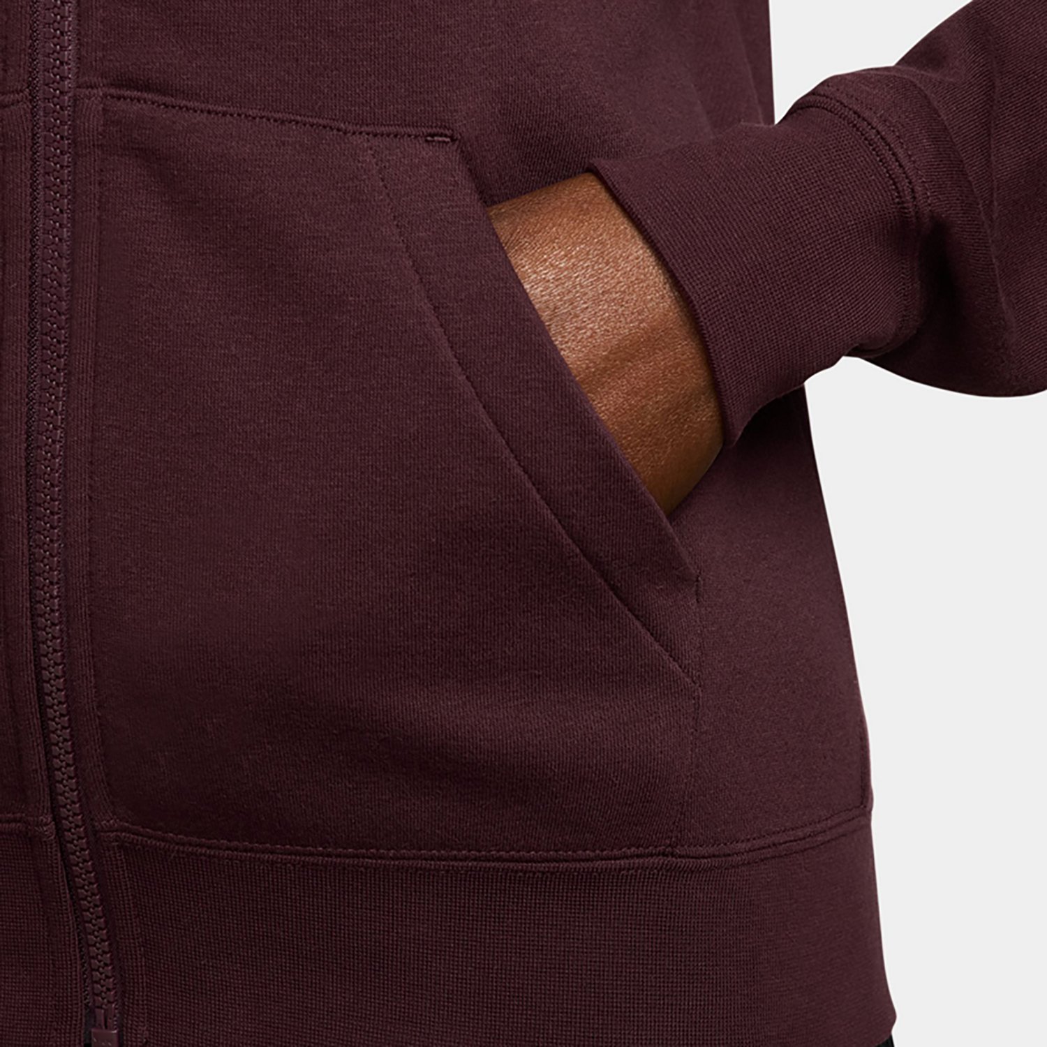 Nike Women's Club Fleece Full-Zip Hoodie - view number 3