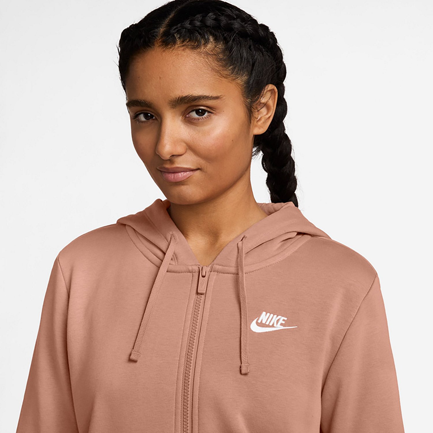 Nike Women's Club Fleece Full-Zip Hoodie - view number 3