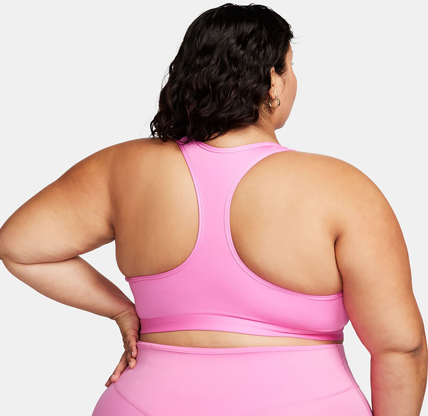 Nike Women's Dri-FIT Swoosh Medium Support Plus Size Sports Bra - view number 3