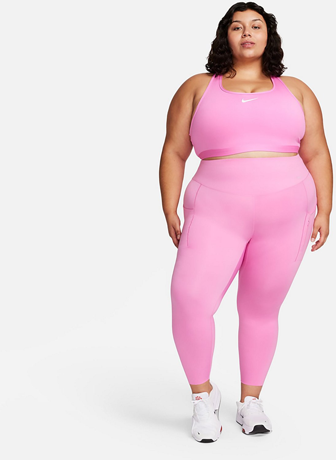 Nike Women's Dri-FIT Swoosh Medium Support Plus Size Sports Bra - view number 7