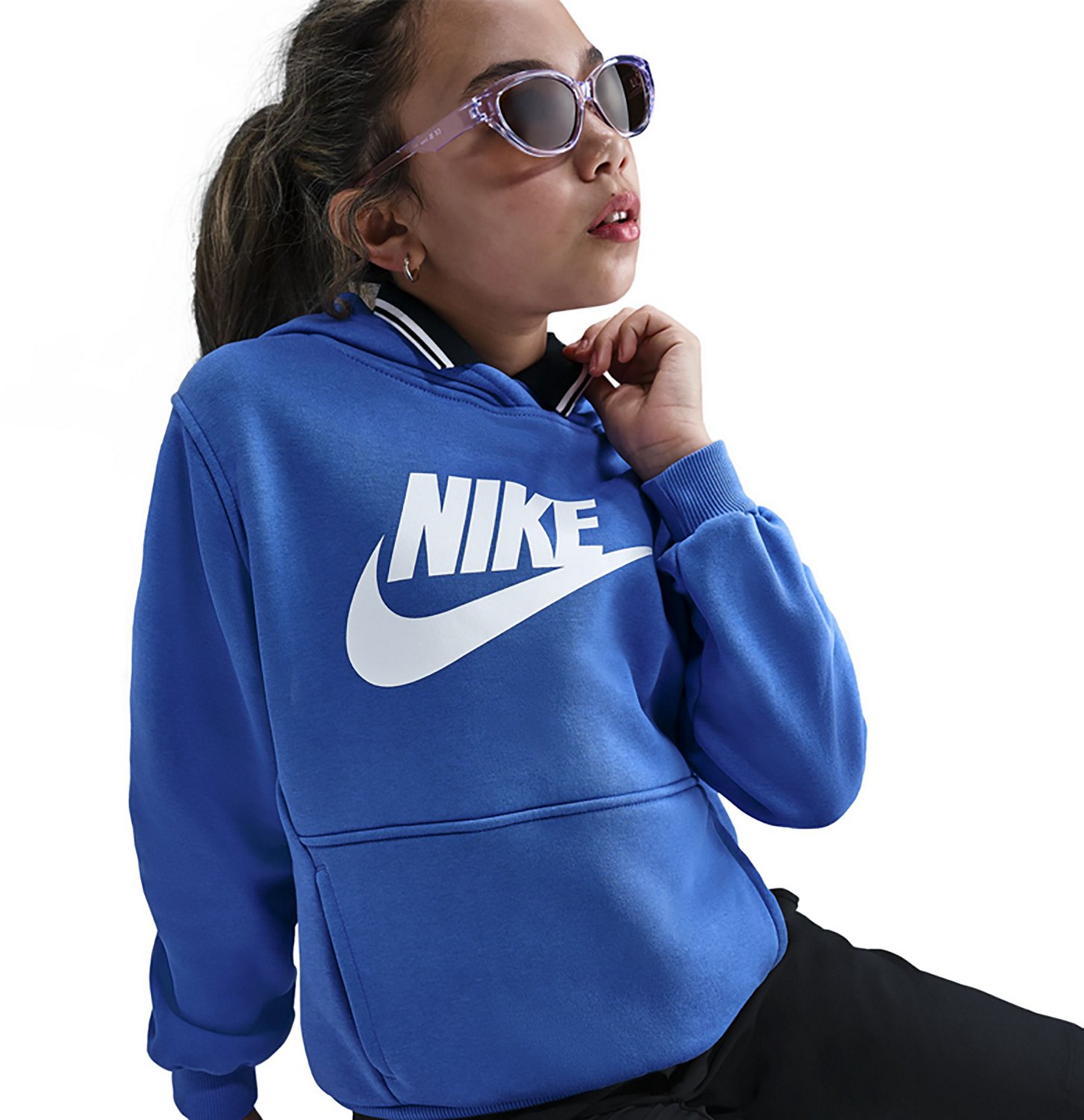 Nike Kids' Sportswear HBR Club Fleece Hoodie - view number 5
