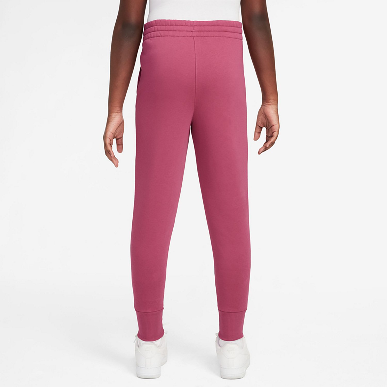 Nike Girls' Sportswear Club Fleece High-Waisted Fitted Pants - view number 2