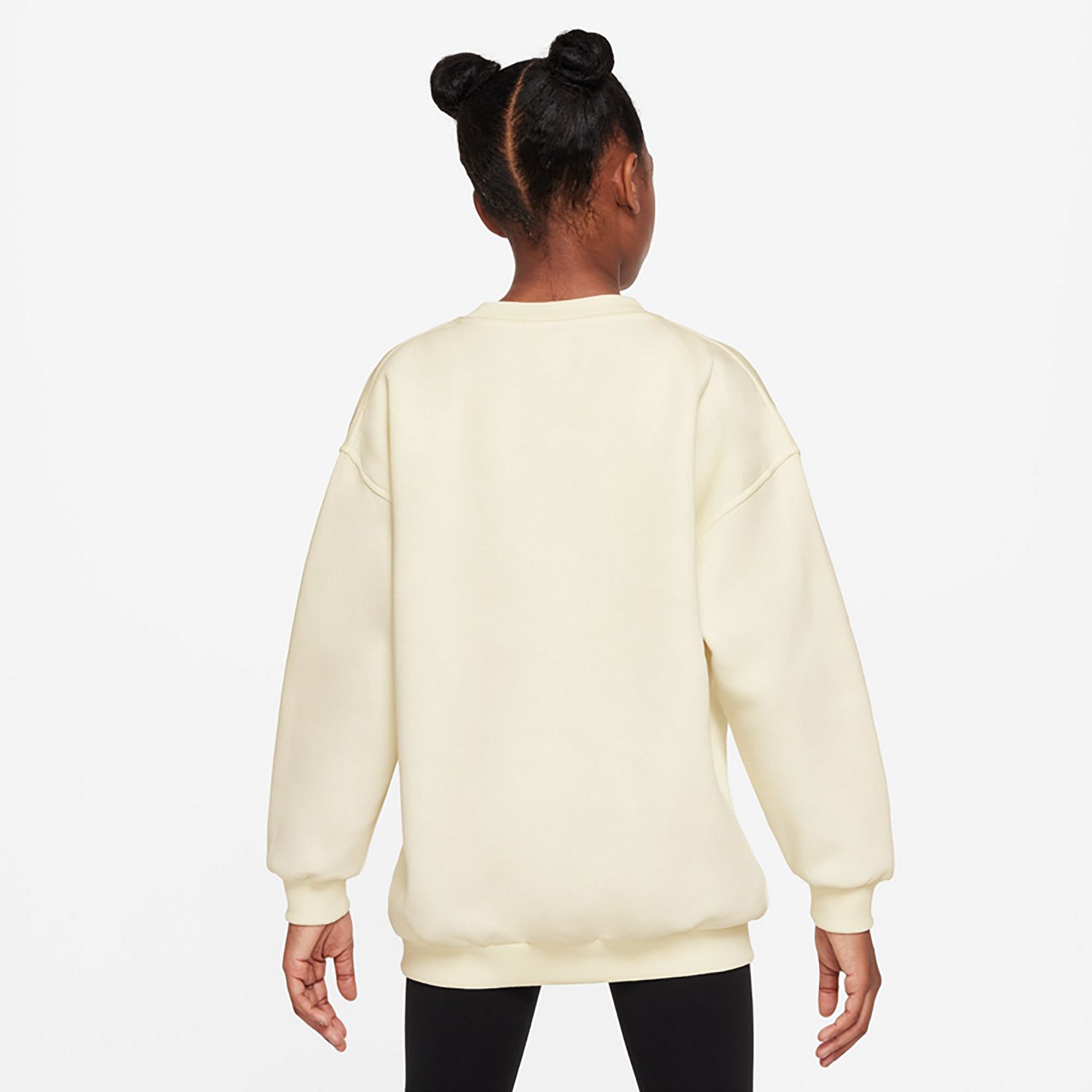 Nike Girls' Sportswear Club Fleece Oversized Crew Pullover