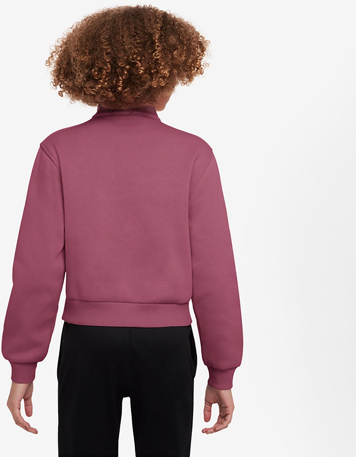 Nike Girls' Sportswear Club Fleece 1/2-Zip Pullover - view number 2