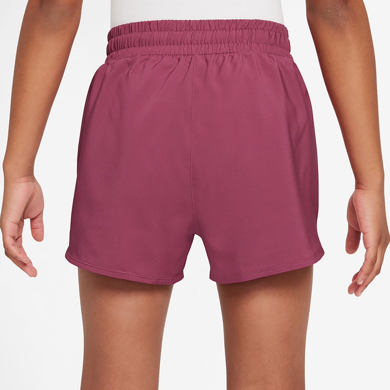 Nike Girls' One Dri-FIT High-Waisted Woven Training Shorts - view number 2