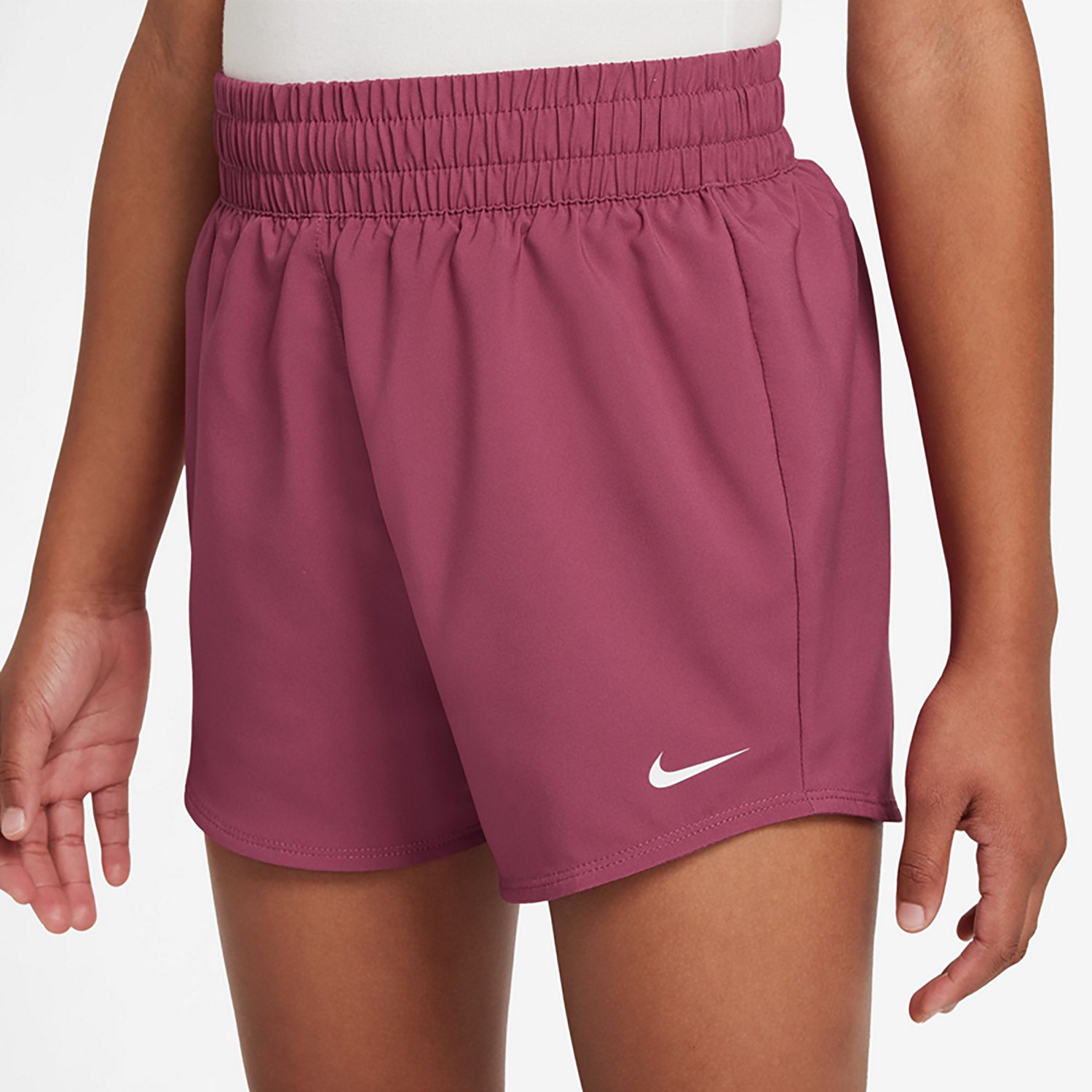 Nike Girls' One Dri-FIT High-Waisted Woven Training Shorts - view number 3