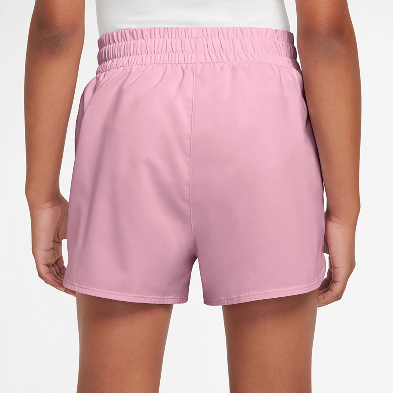 Nike Girls' One Dri-FIT High-Waisted Woven Training Shorts - view number 2