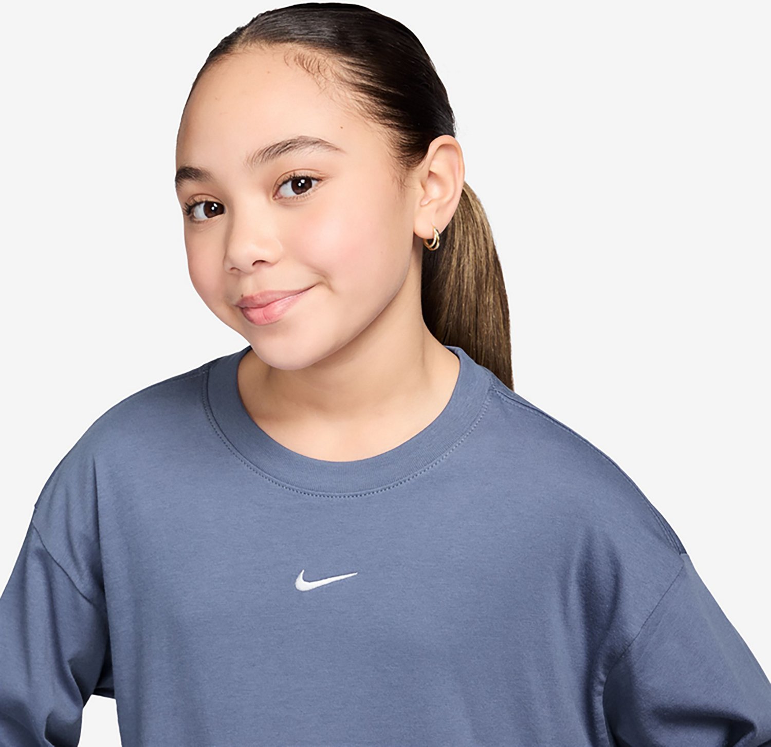 Nike Girls' Boxy Essential LBR Long Sleeve T-shirt - view number 3