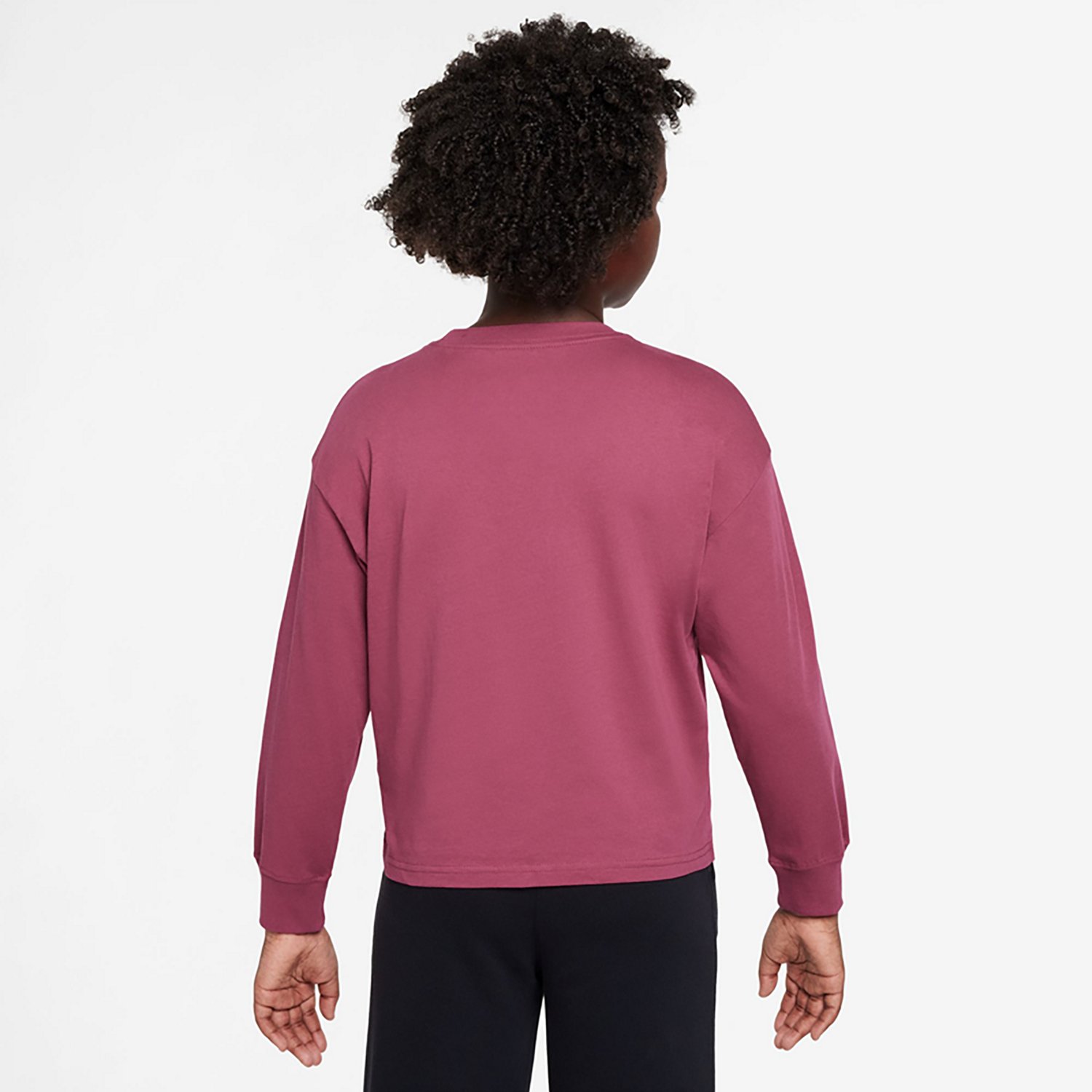 Nike Girls' Boxy Essential LBR Long Sleeve T-shirt - view number 2