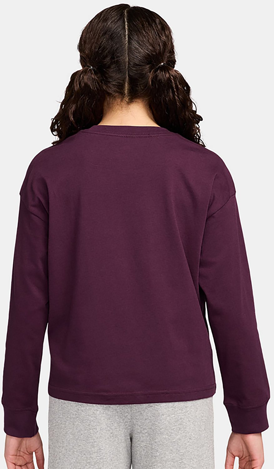 Nike Girls' Boxy Essential LBR Long Sleeve T-shirt - view number 2