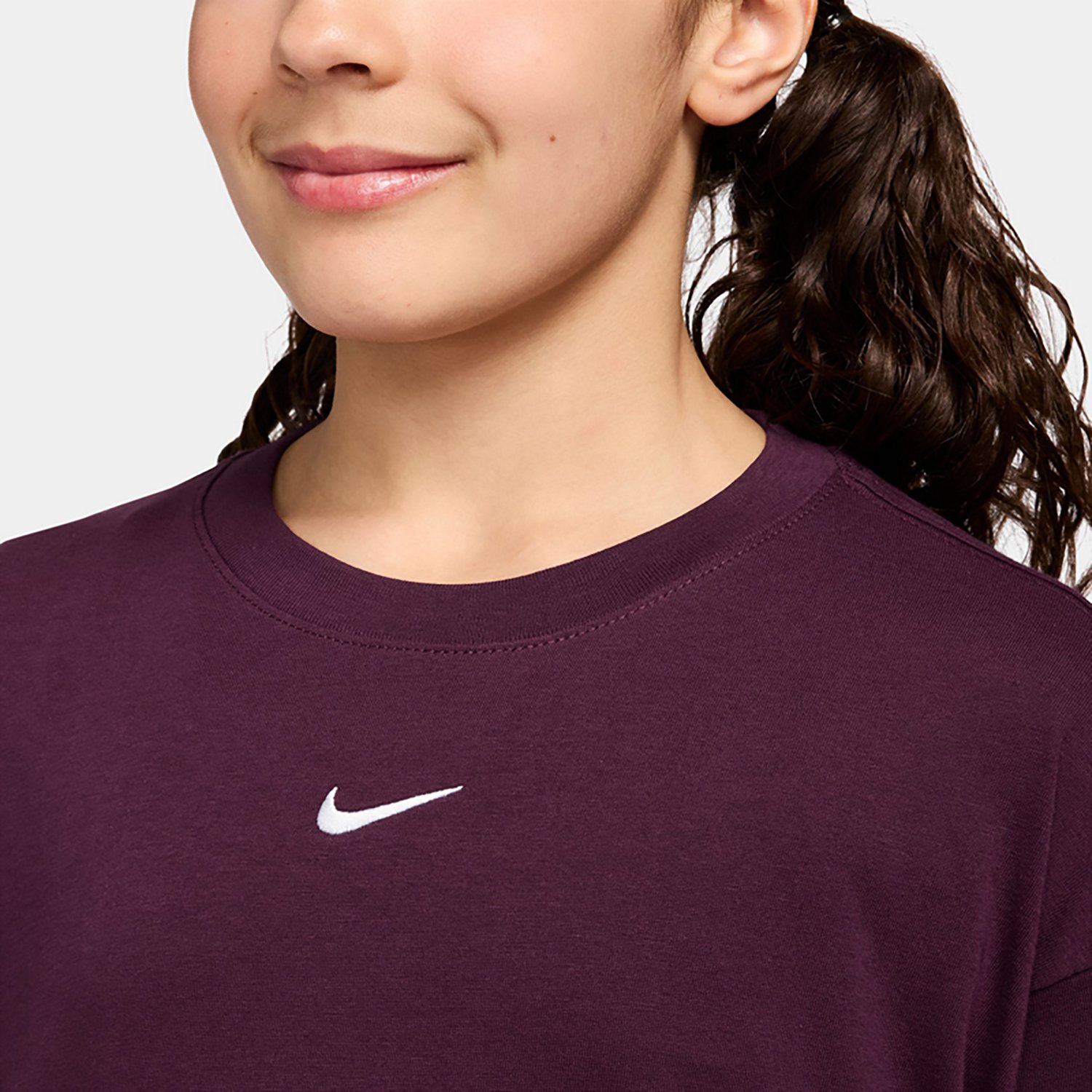 Nike Girls' Boxy Essential LBR Long Sleeve T-shirt - view number 3