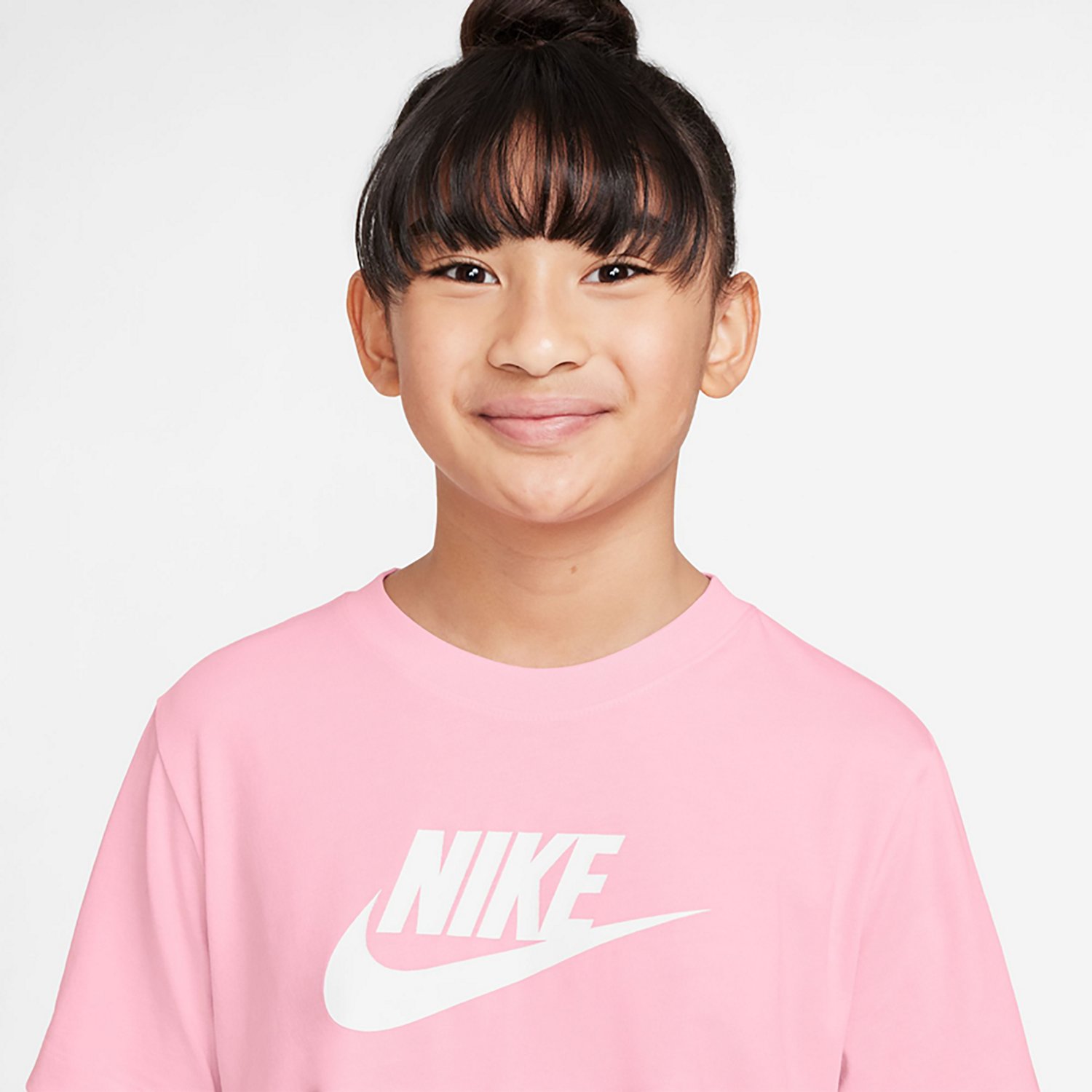 Nike Girls' Cropped Futura HBR T-shirt - view number 3
