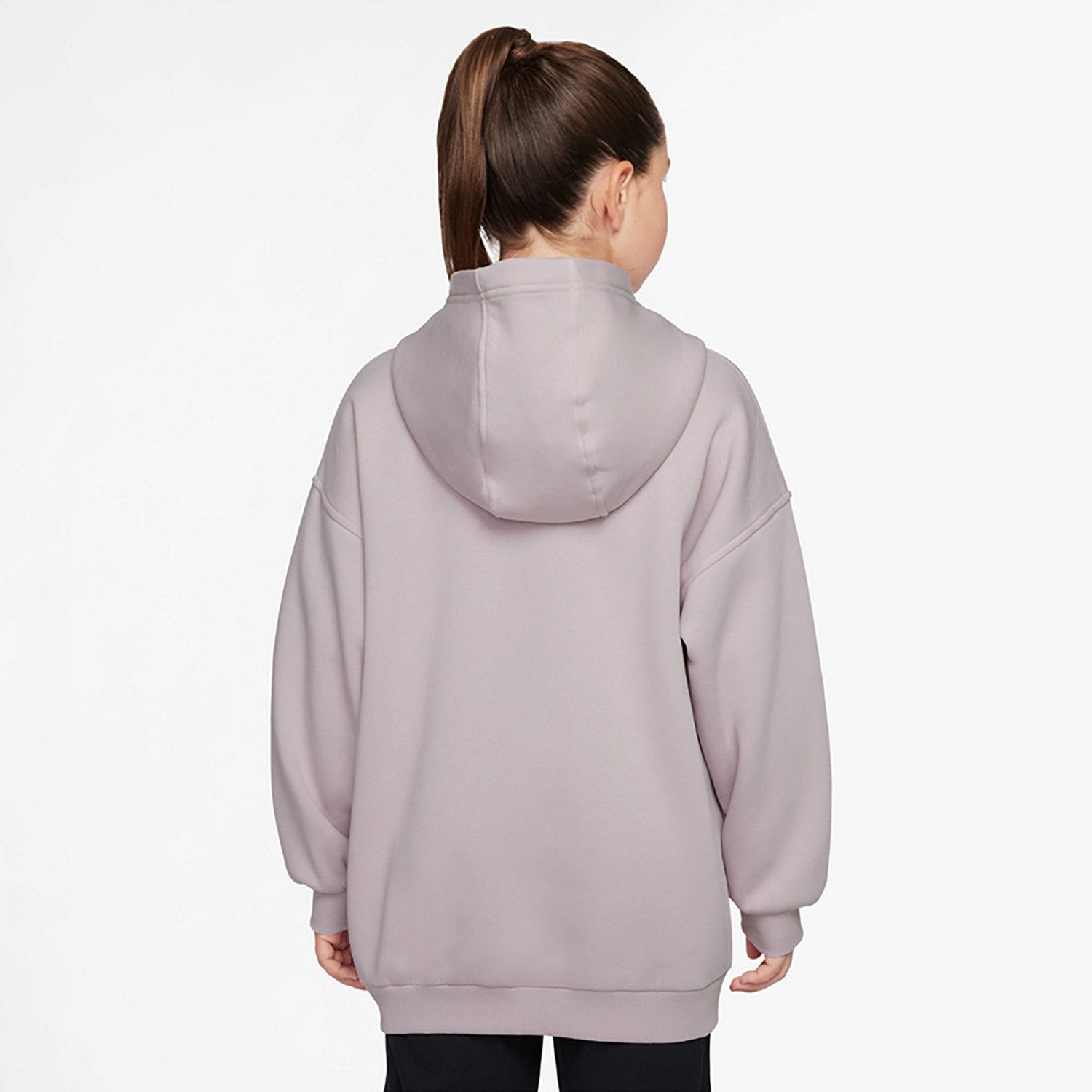 Nike Girls' Clube Fleece Oversized Pullover Hoodie - view number 2