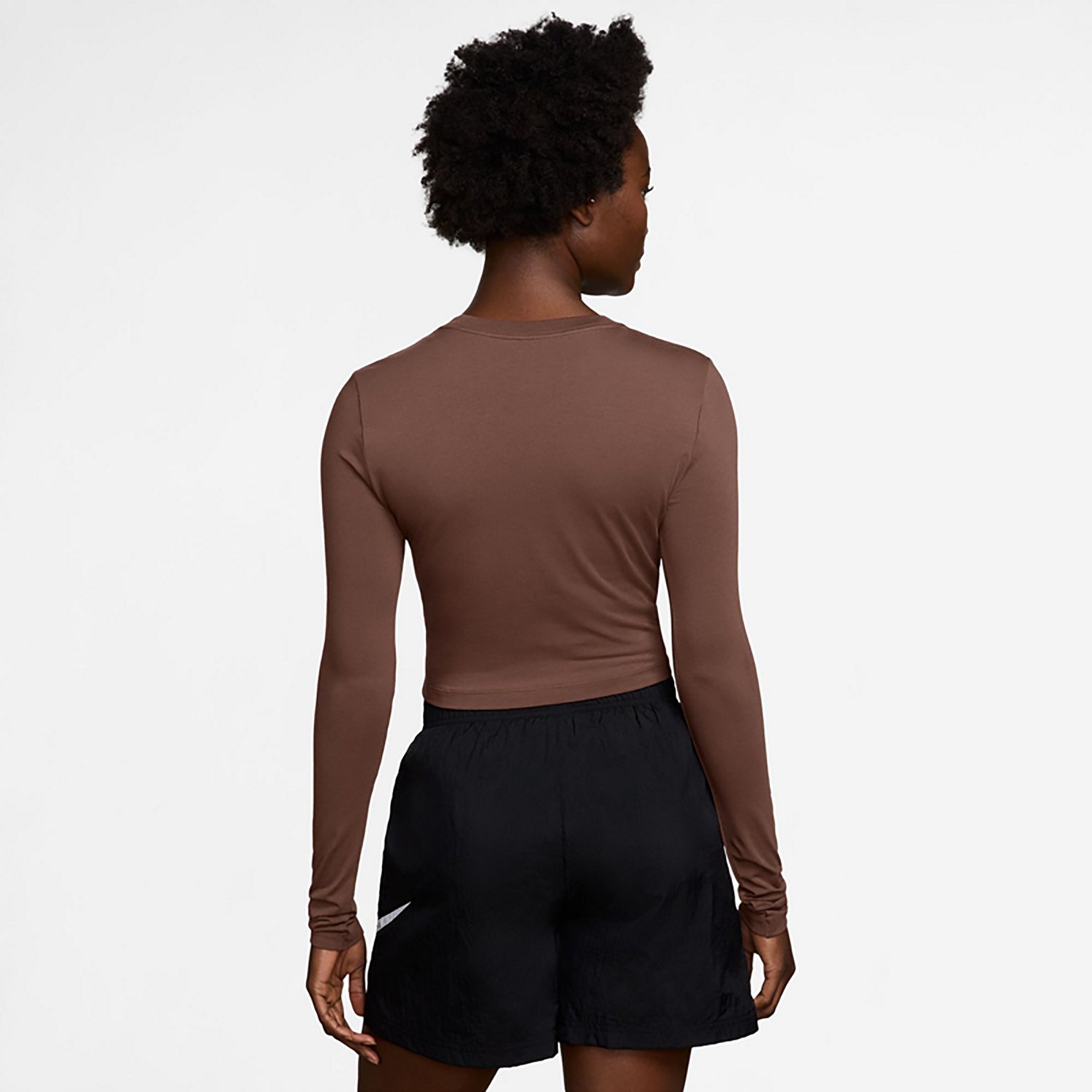 Nike Sportswear Women's Chill Knit Long Sleeve Cropped Top - view number 2
