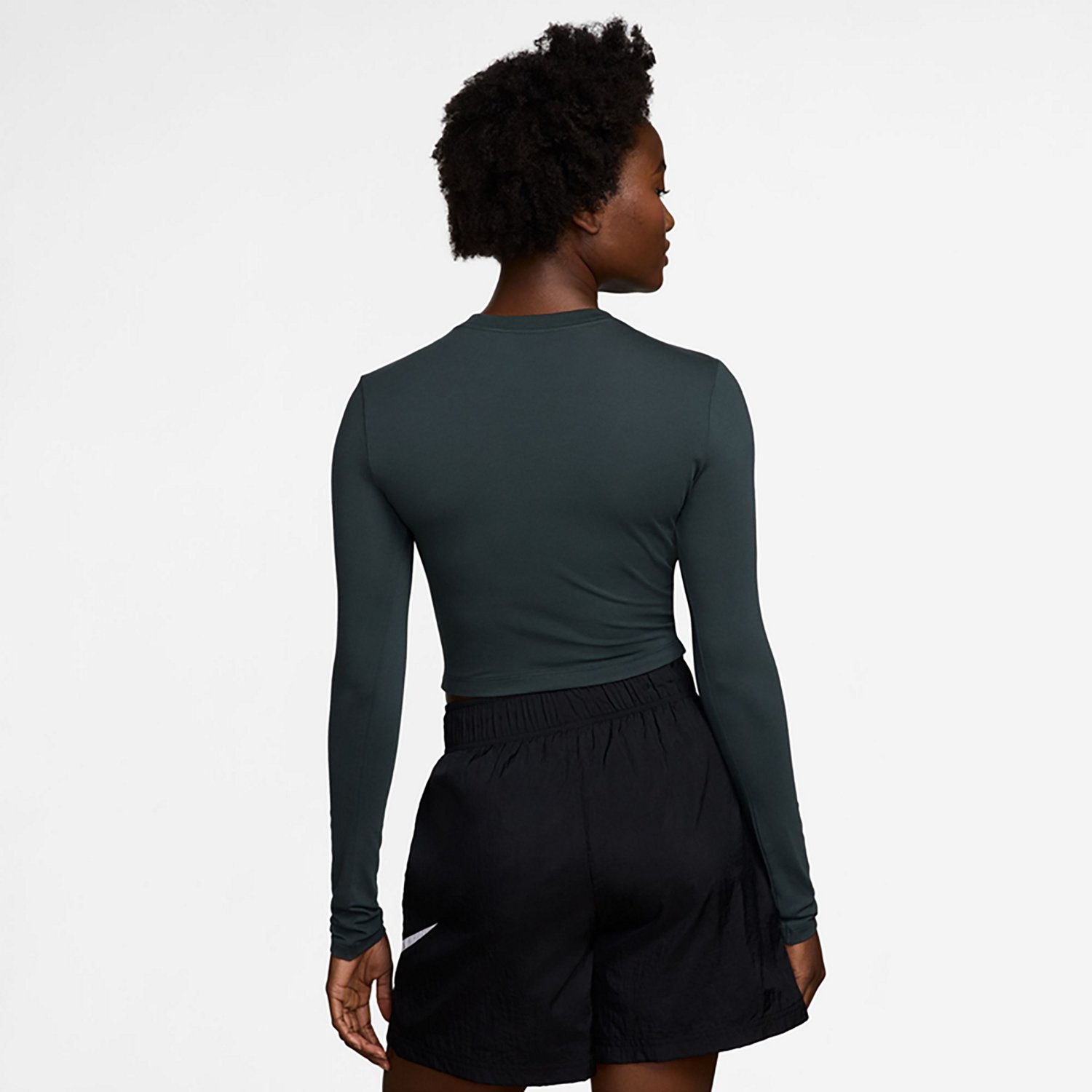 Nike Sportswear Women's Chill Knit Long Sleeve Cropped Top - view number 2