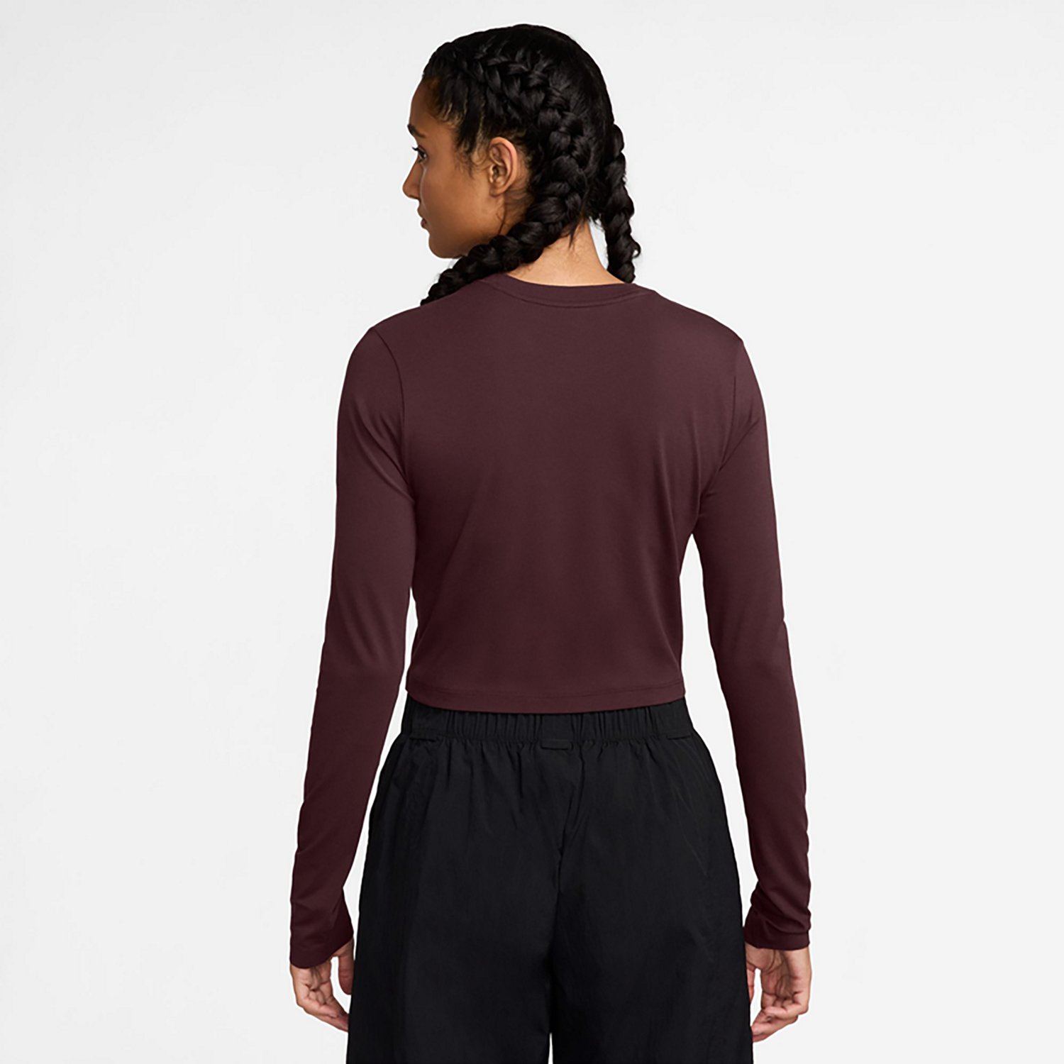 Nike Sportswear Women's Chill Knit Long Sleeve Cropped Top - view number 2
