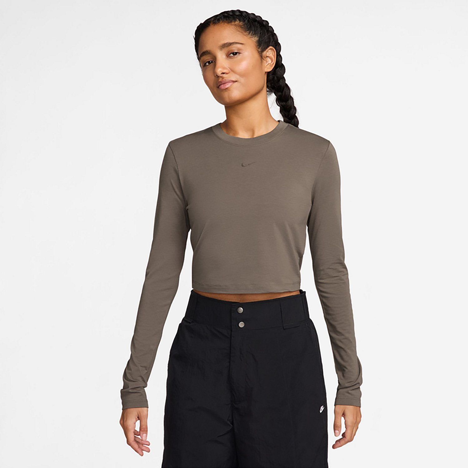 Nike Sportswear Women's Chill Knit Long Sleeve Cropped Top - view number 1