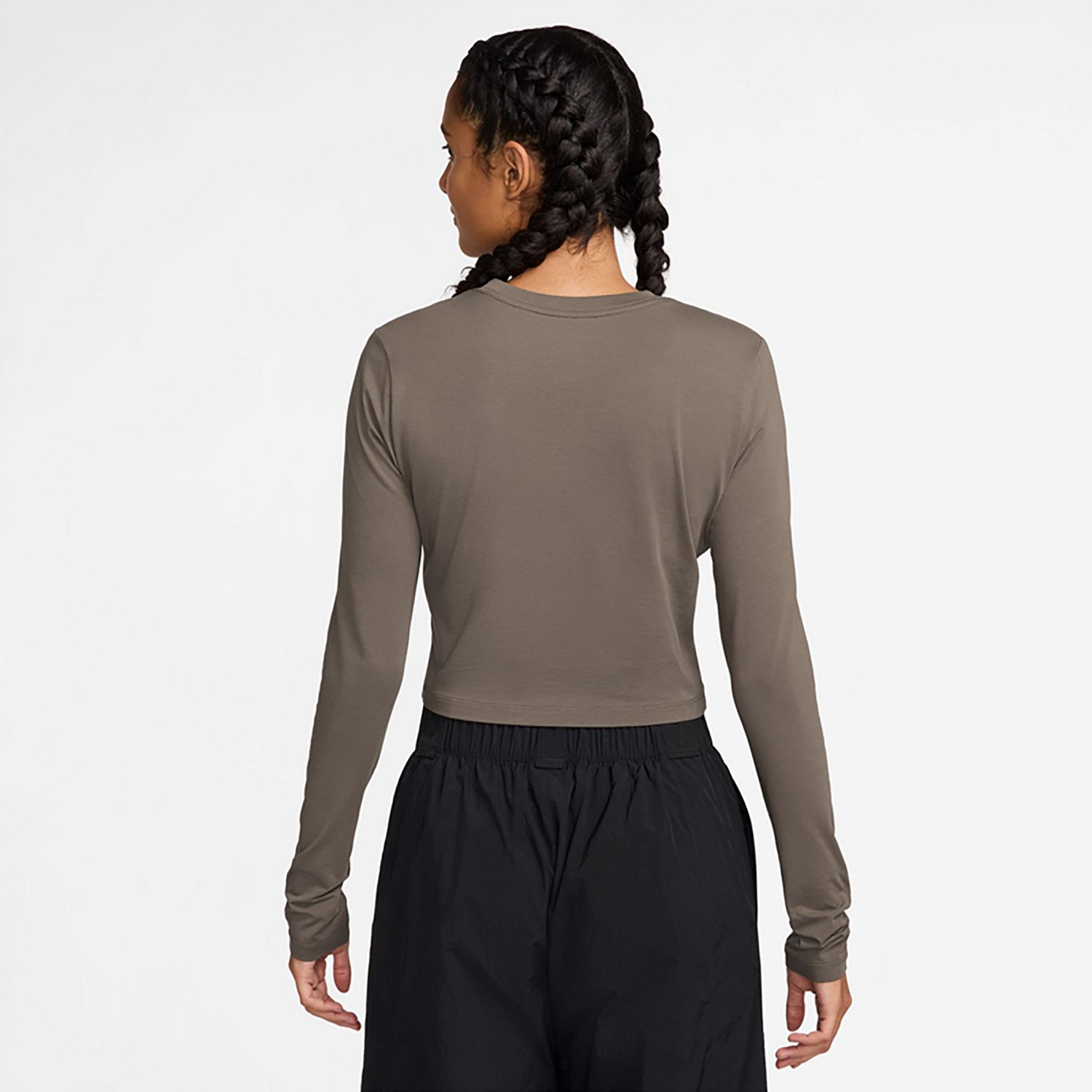Nike Sportswear Women's Chill Knit Long Sleeve Cropped Top - view number 2
