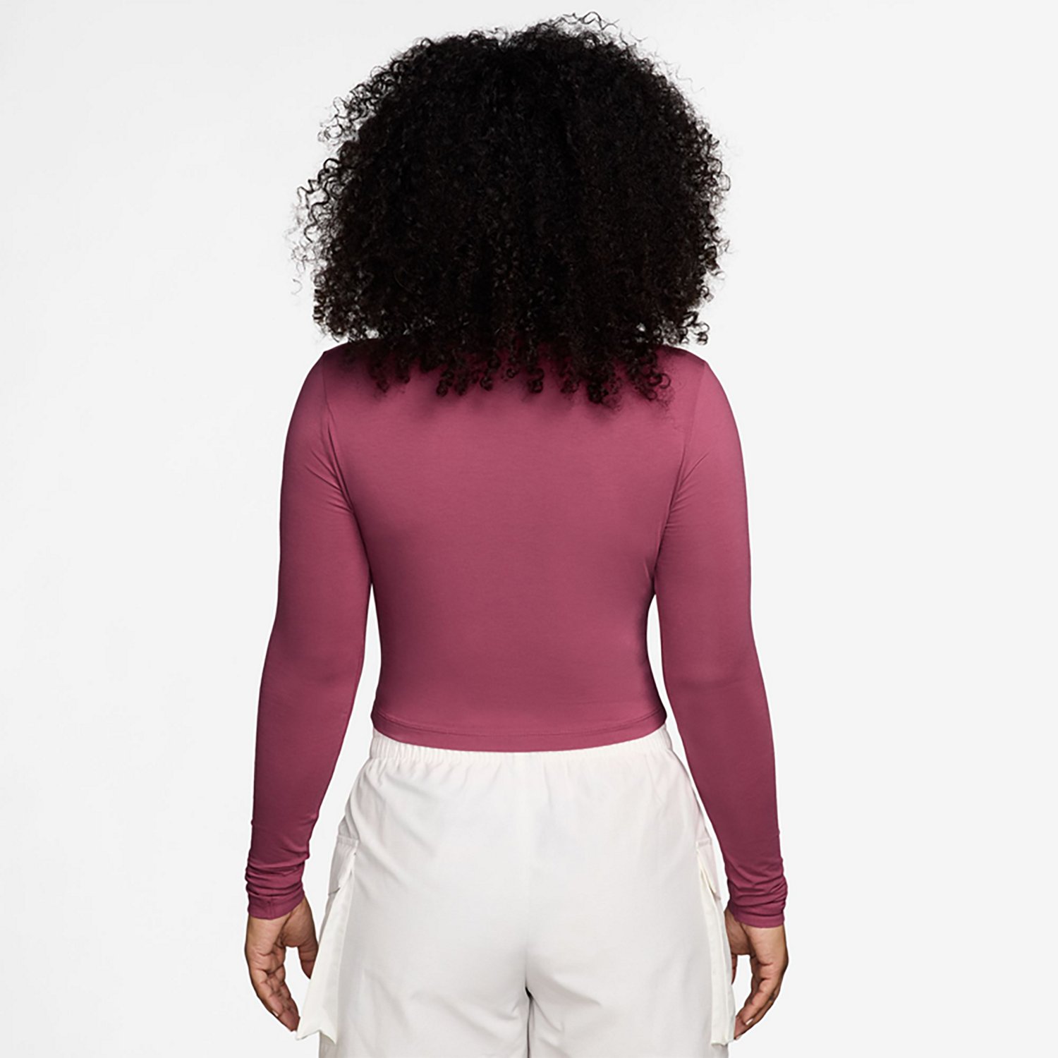 Nike Sportswear Women's Chill Knit Long Sleeve Cropped Top - view number 2