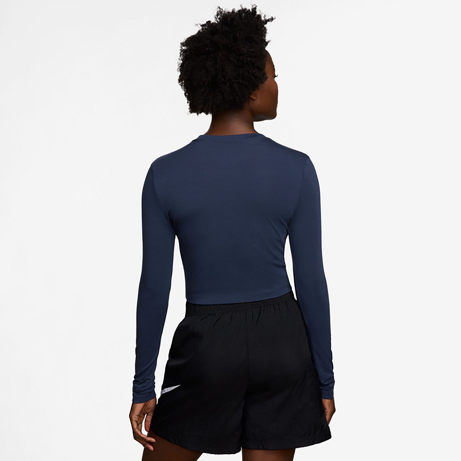 Nike Sportswear Women's Chill Knit Long Sleeve Cropped Top - view number 2
