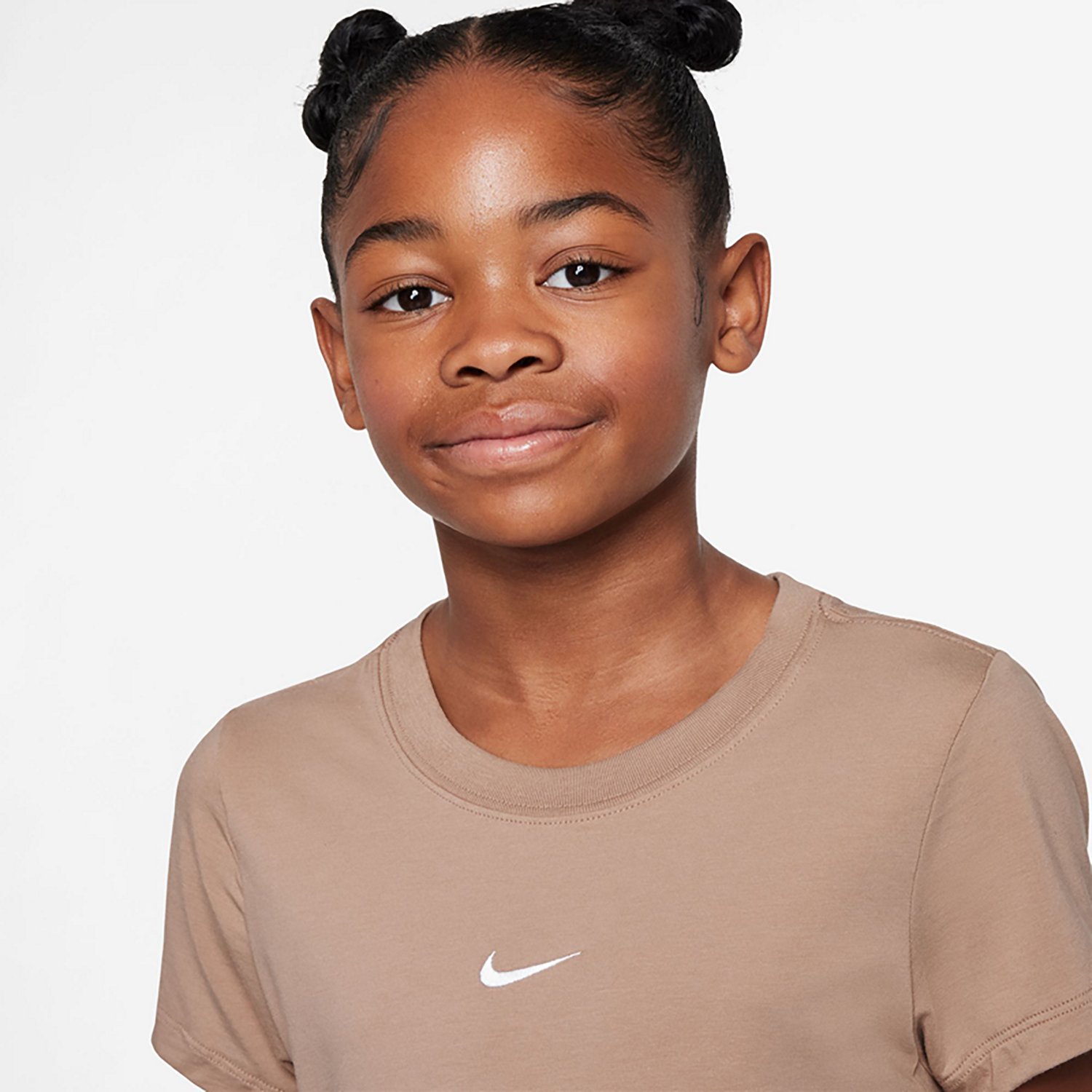 Nike Sportswear Girls' Big Kids Cropped T-Shirt - view number 3
