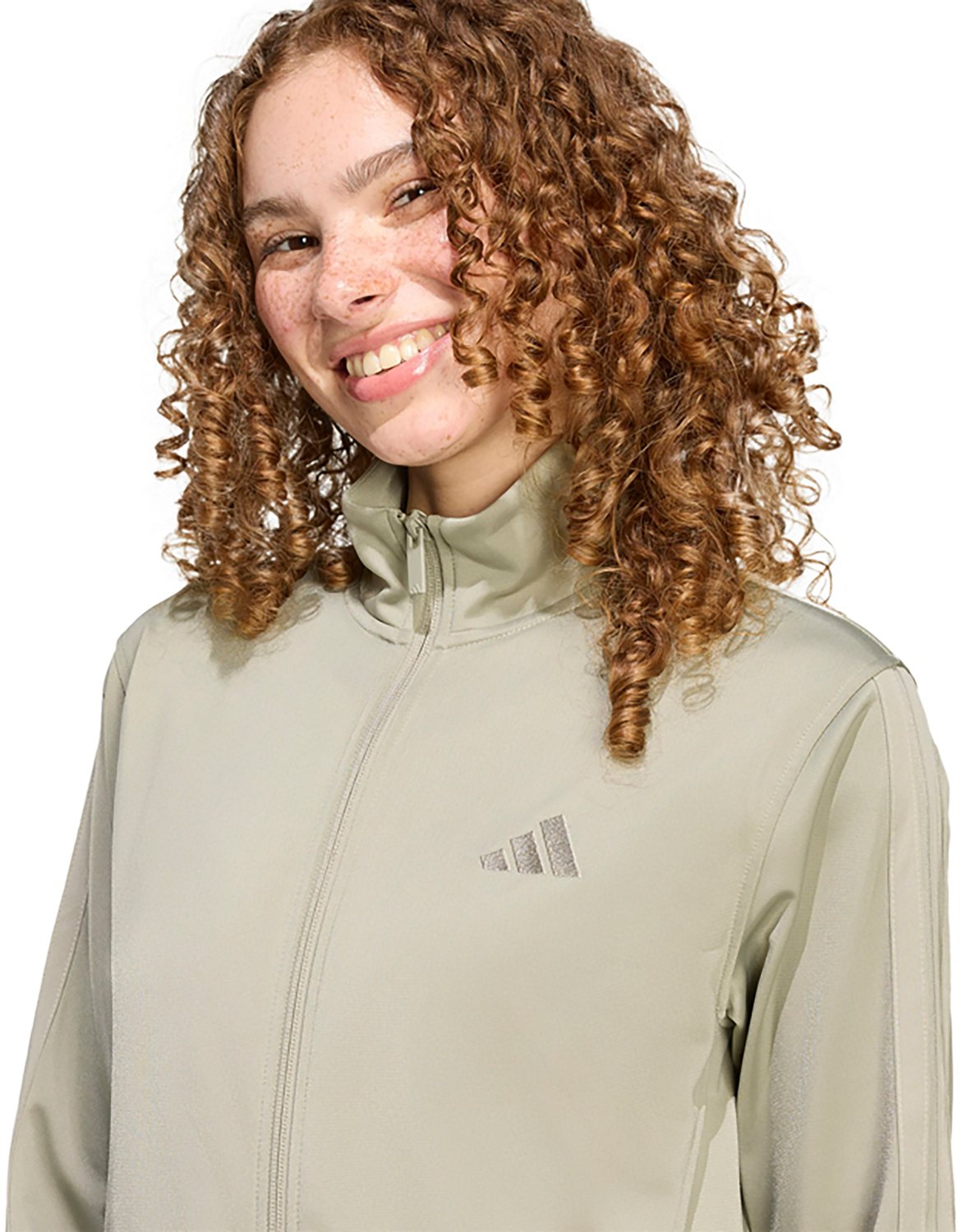 adidas Women's Tricot 3-Stripes Track Top - view number 3