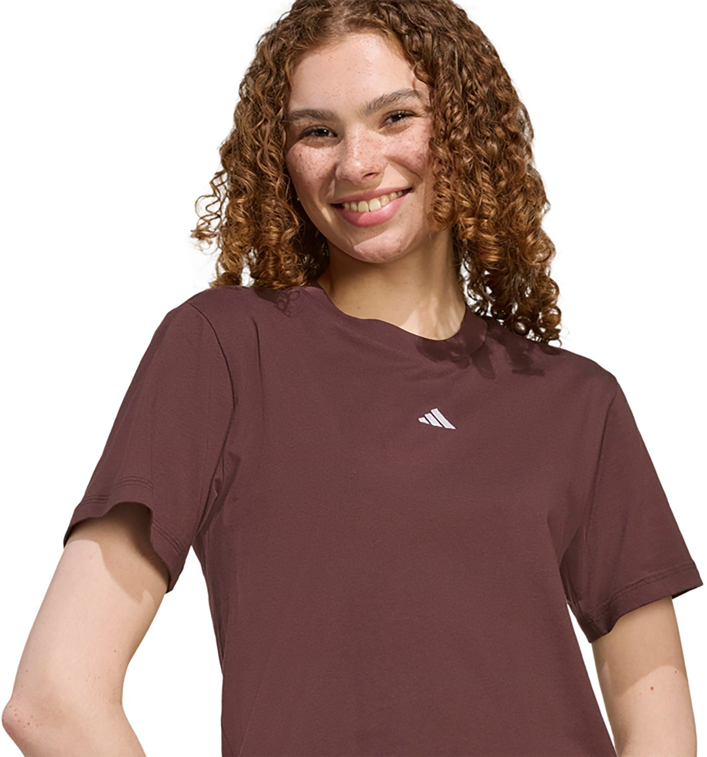 adidas Women's Essentials Small Logo Cotton T-shirt                                                                              - view number 4