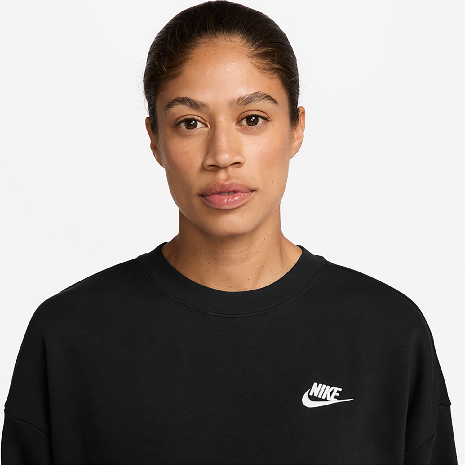 Nike Women's Sportswear Clube Fleece Loose Crew-Neck Sweatshirt - view number 3
