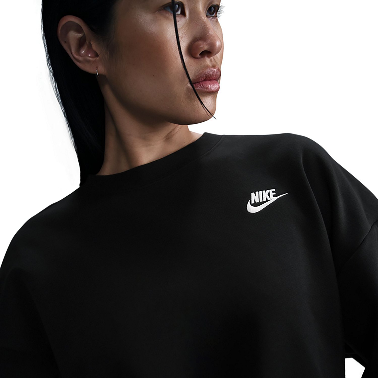 Nike Women's Sportswear Clube Fleece Loose Crew-Neck Sweatshirt - view number 5