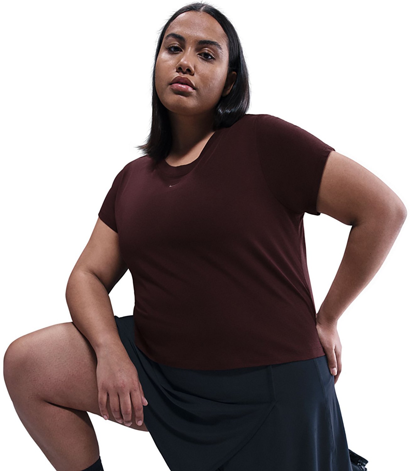 Nike Women's Sportswear Chill Knit Cropped Plus Size T-shirt - view number 5