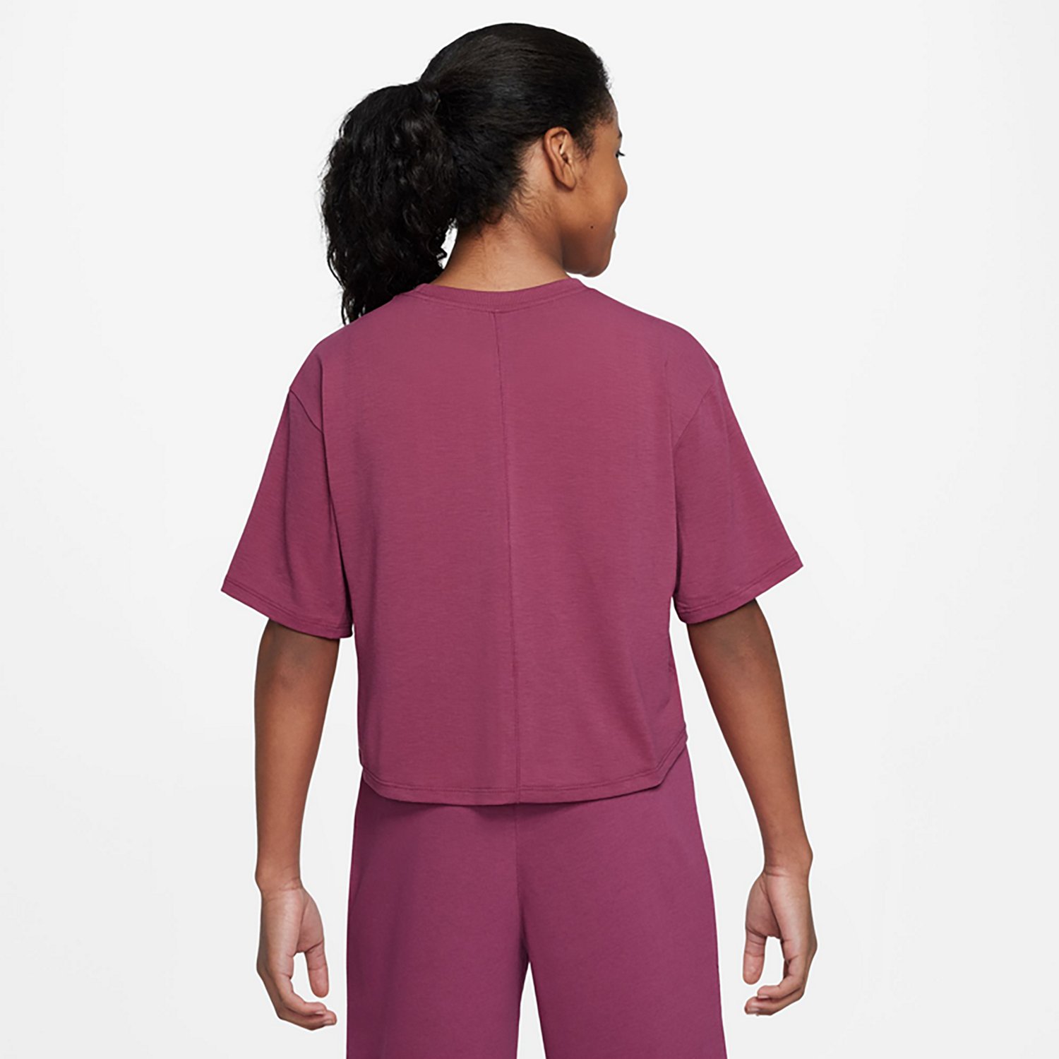 Nike Girls' One Relaxed Dri-FIT One Loose Short Sleeve Top - view number 2