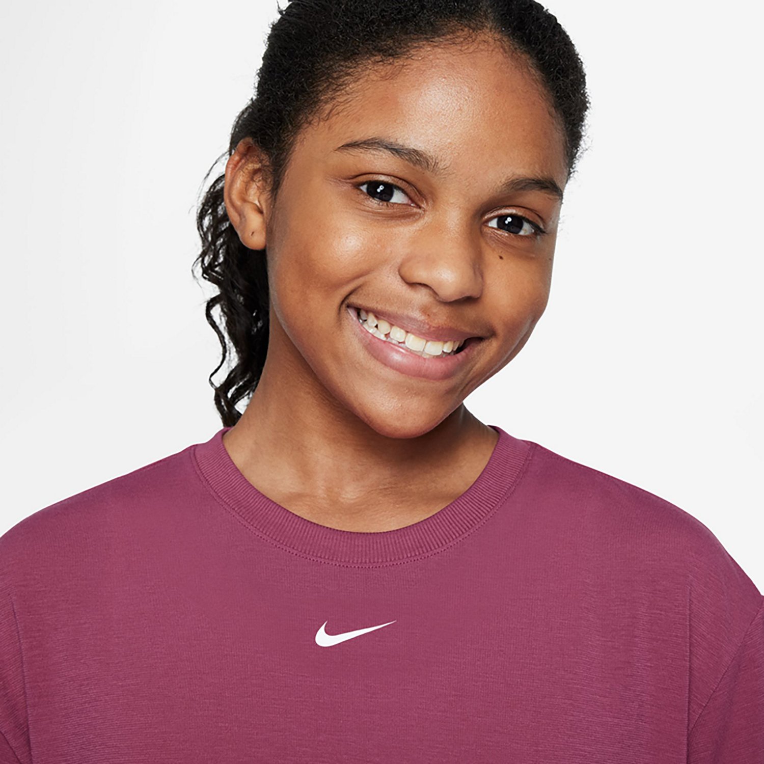 Nike Girls' One Relaxed Dri-FIT One Loose Short Sleeve Top - view number 3
