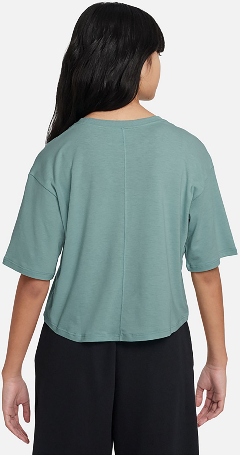 Nike Girls' One Relaxed Dri-FIT One Loose Short Sleeve Top - view number 2