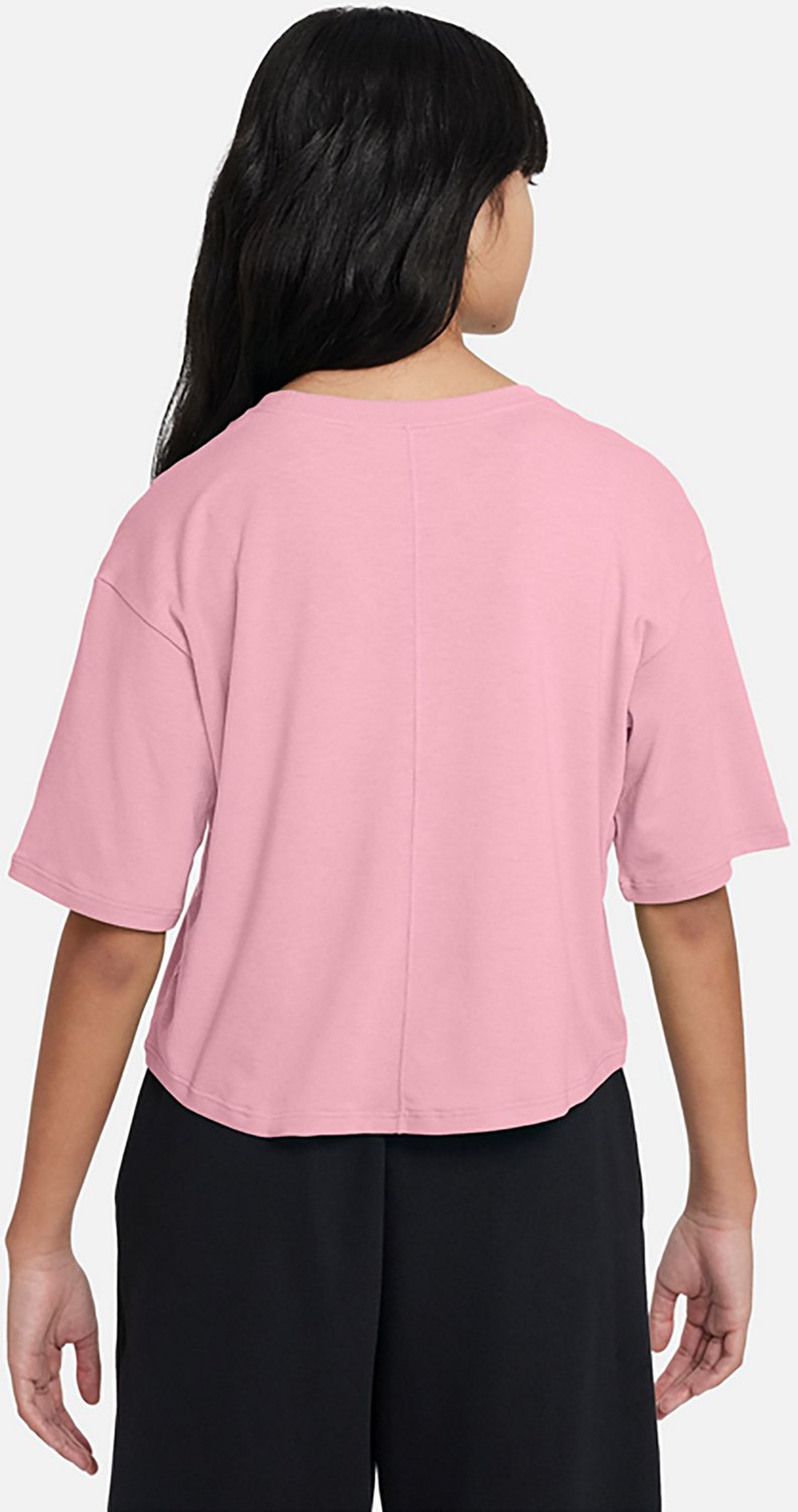 Nike Girls' One Relaxed Dri-FIT One Loose Short Sleeve Top - view number 2